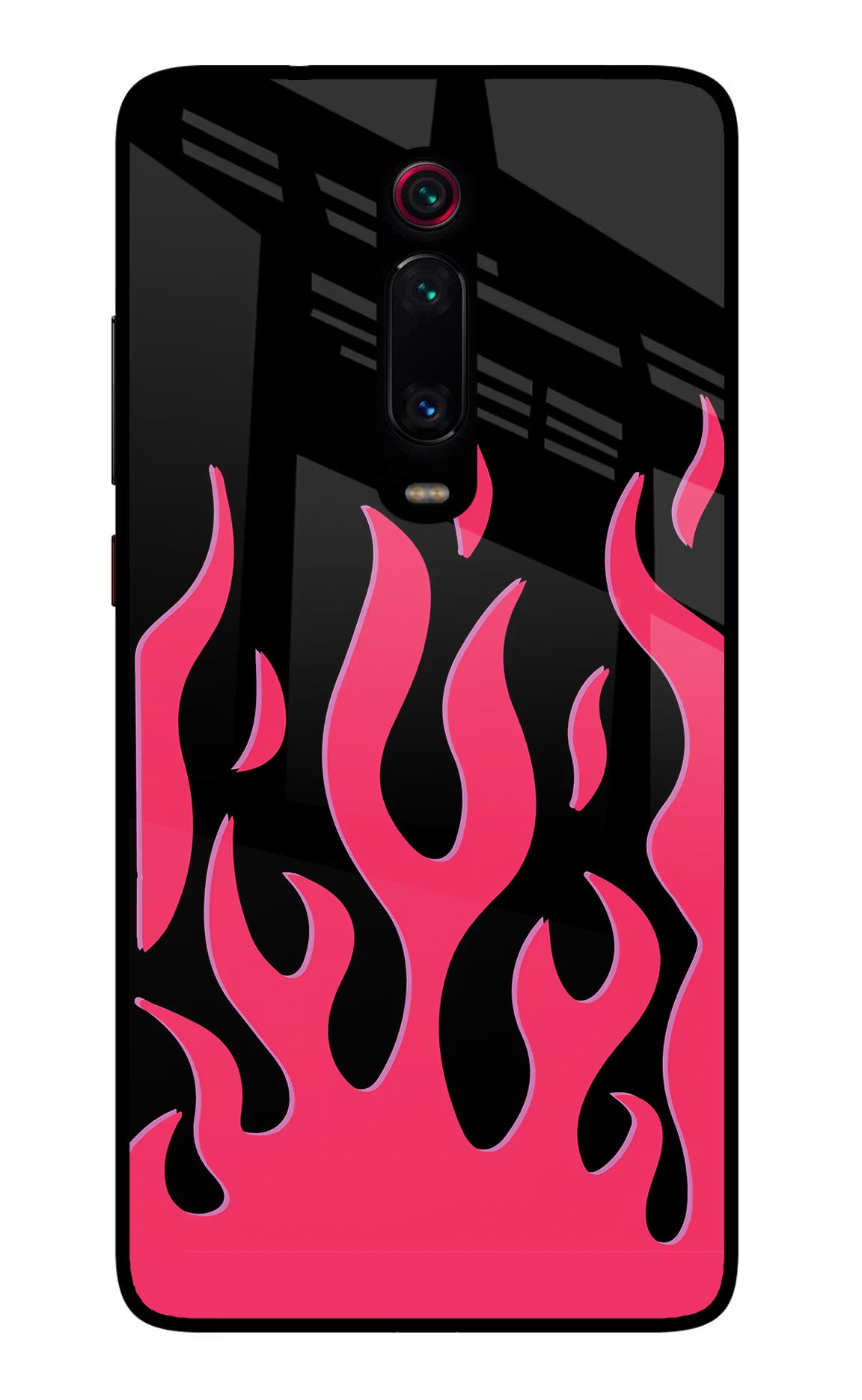 Fire Flames Redmi K20/K20 Pro Glass Case - Fire Flames Redmi K20/K20 Pro Glass Case Fire Flames Redmi K20/K20 Pro Glass Case