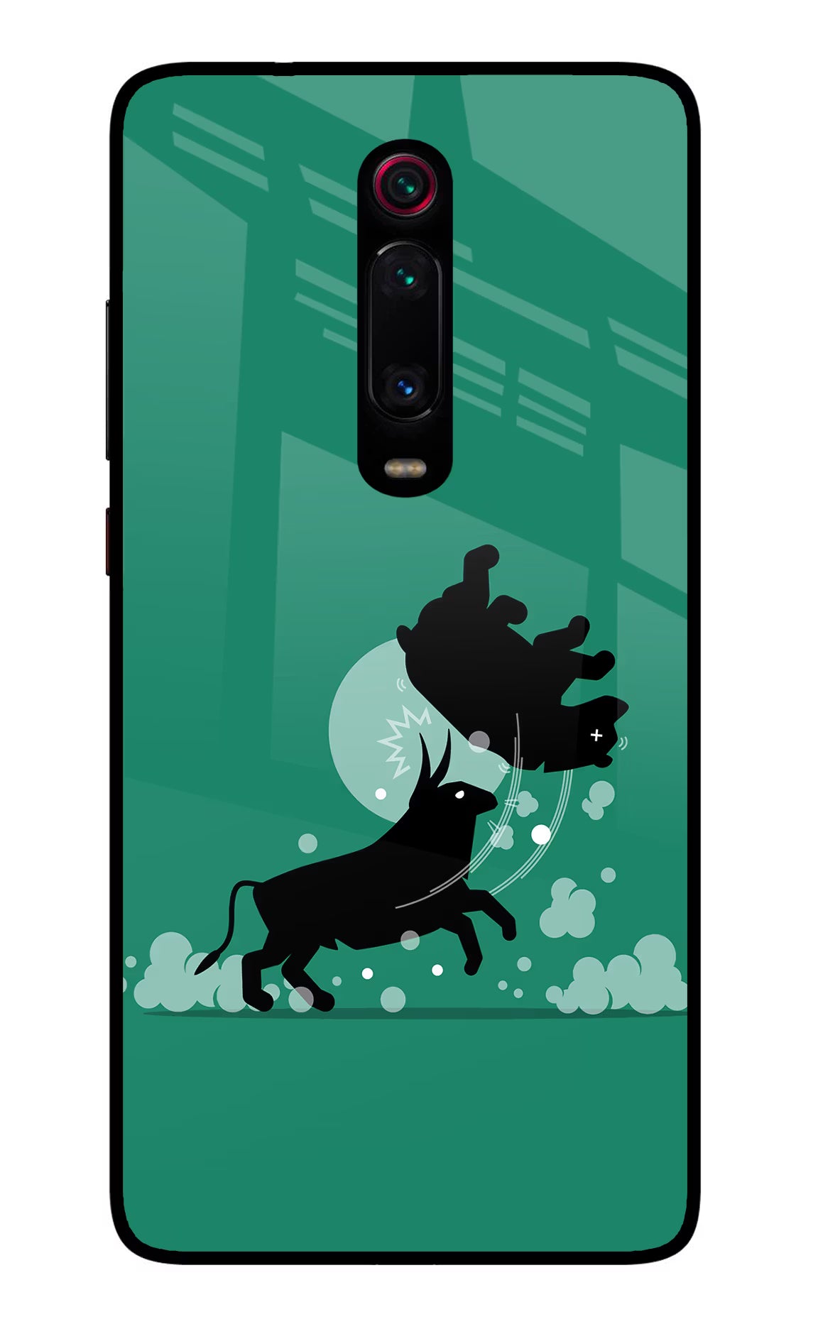 Bull Conqueror Redmi K20/K20 Pro Glass Case - Bull Conqueror Redmi K20/K20 Pro Glass Case Bull Conqueror Redmi K20/K20 Pro Glass Case