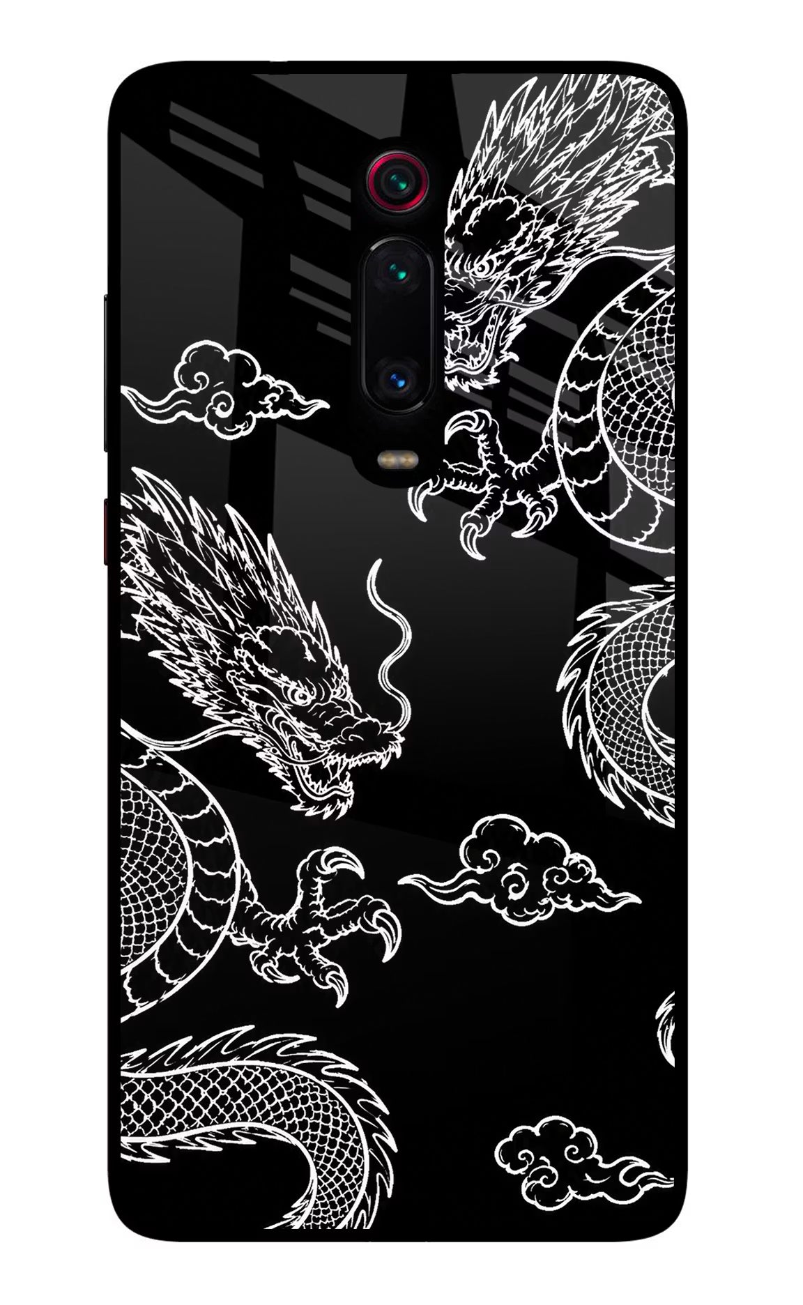 Twin Dragons Redmi K20/K20 Pro Glass Case - Twin Dragons Redmi K20/K20 Pro Glass Case Twin Dragons Redmi K20/K20 Pro Glass Case
