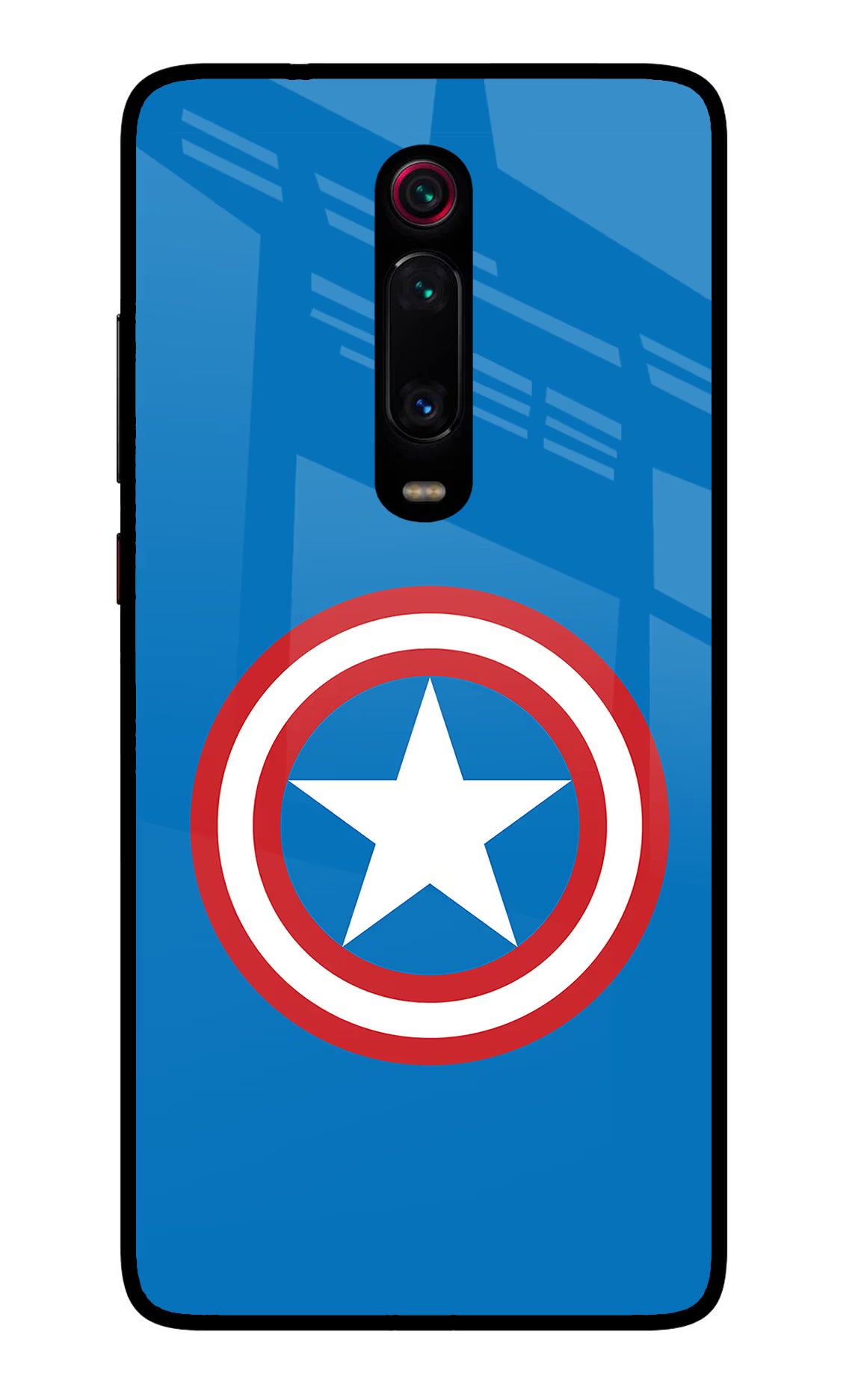 Captain America Logo Redmi K20 Pro Glass Case - Captain America Logo Redmi K20 Pro Glass Case Captain America Logo Redmi K20 Pro Glass Case