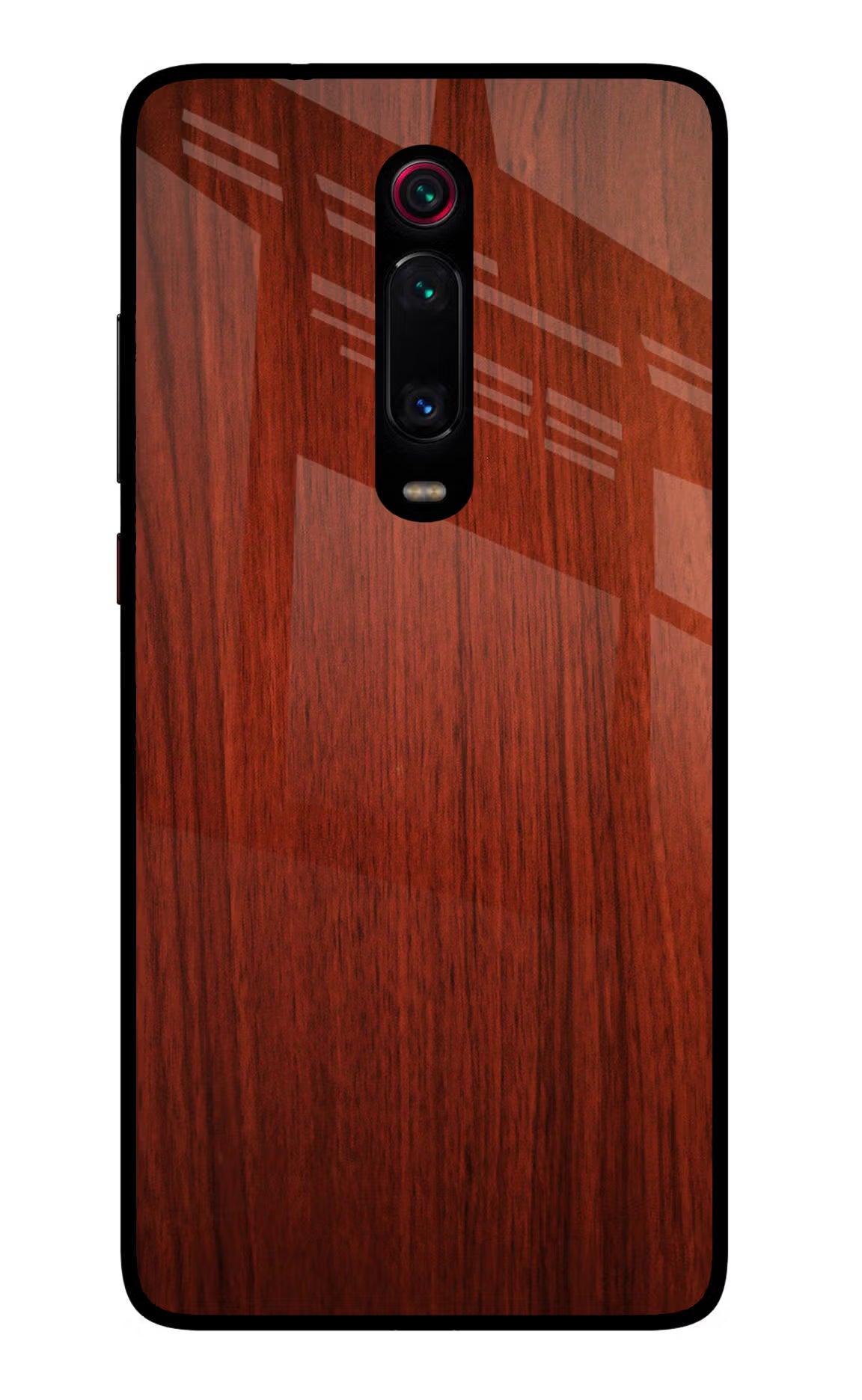 Wooden Plain Pattern Redmi K20 Pro Glass Case - Wooden Plain Pattern Redmi K20 Pro Glass Case Wooden Plain Pattern Redmi K20 Pro Glass Case