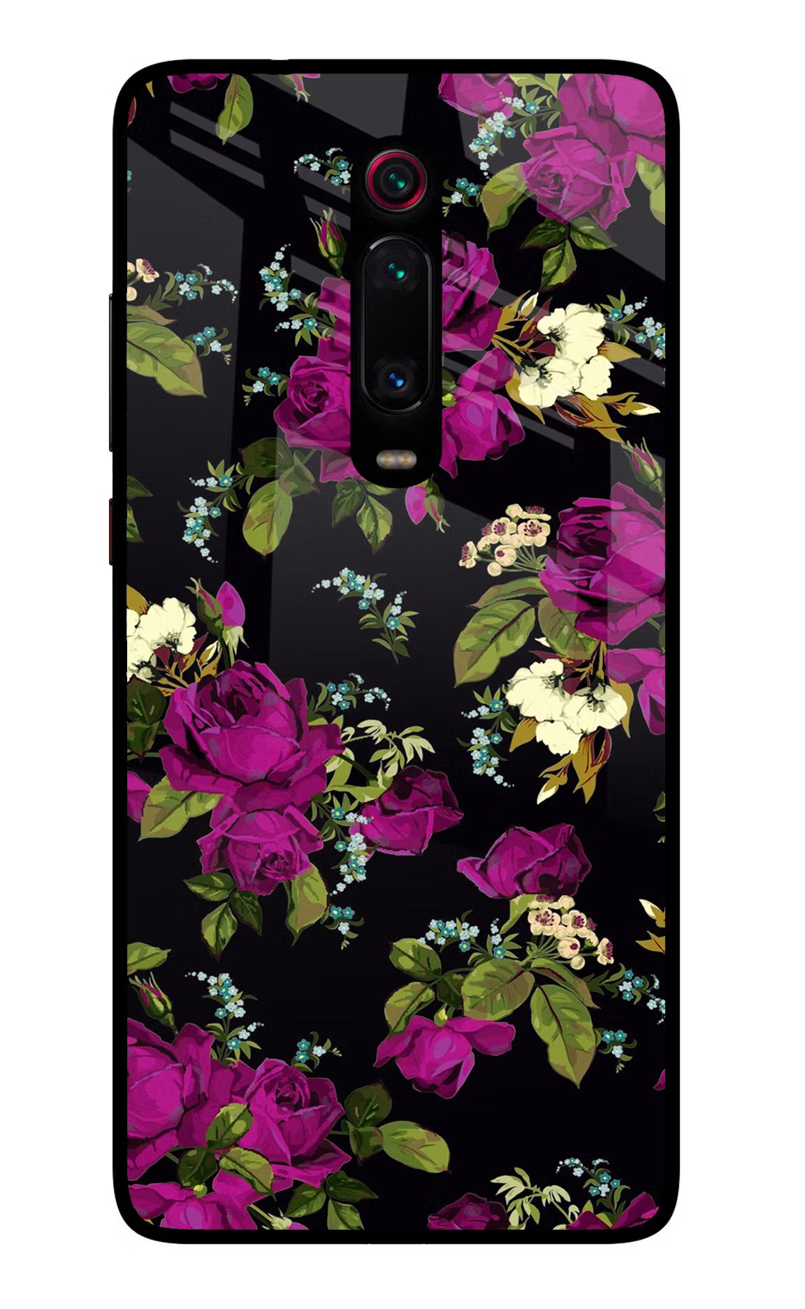 Flowers Redmi K20 Pro Glass Case - Flowers Redmi K20 Pro Glass Case Flowers Redmi K20 Pro Glass Case