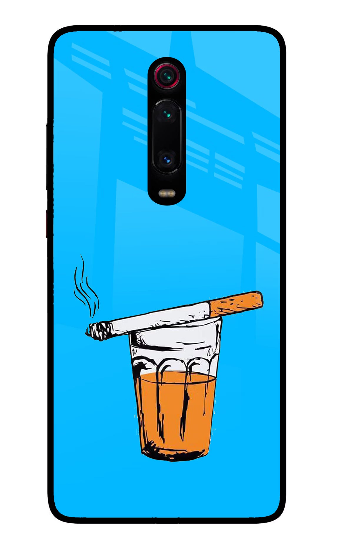 Chai Sutta Redmi K20 Pro Glass Case - Chai Sutta Redmi K20 Pro Glass Case Chai Sutta Redmi K20 Pro Glass Case