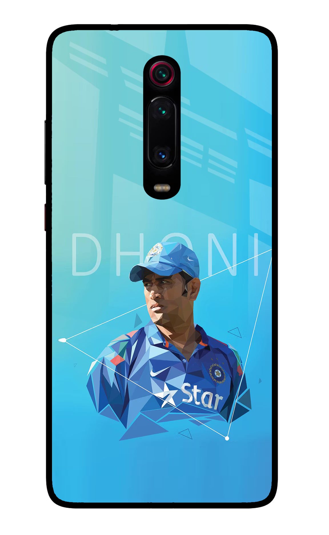 Dhoni Artwork Redmi K20 Pro Glass Case - Dhoni Artwork Redmi K20 Pro Glass Case Dhoni Artwork Redmi K20 Pro Glass Case
