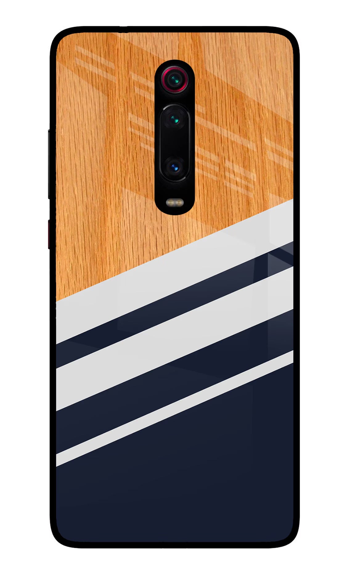 Blue and white wooden Redmi K20 Pro Glass Case - Blue and white wooden Redmi K20 Pro Glass Case Blue and white wooden Redmi K20 Pro Glass Case