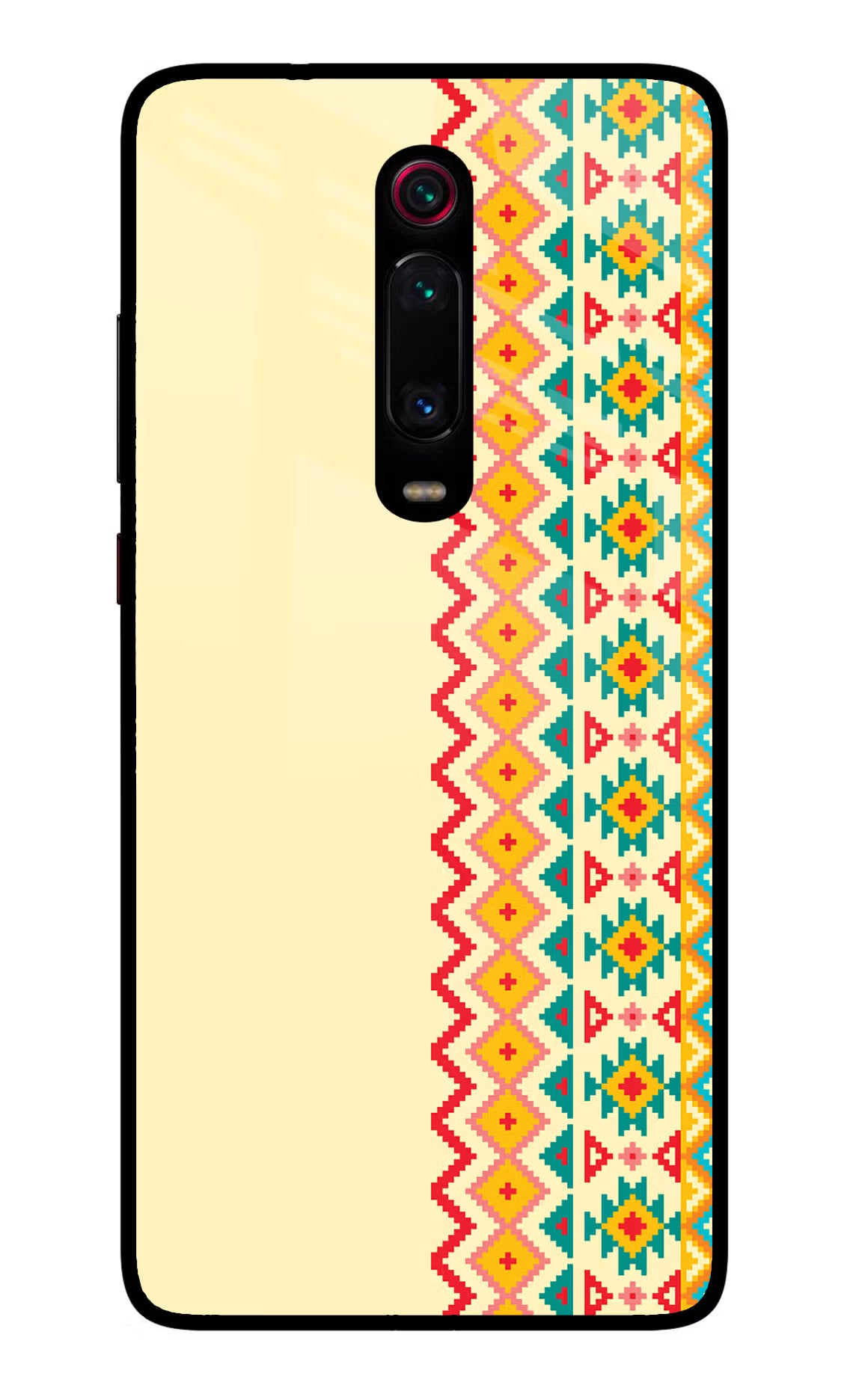 Ethnic Seamless Redmi K20 Pro Glass Case - Ethnic Seamless Redmi K20 Pro Glass Case Ethnic Seamless Redmi K20 Pro Glass Case