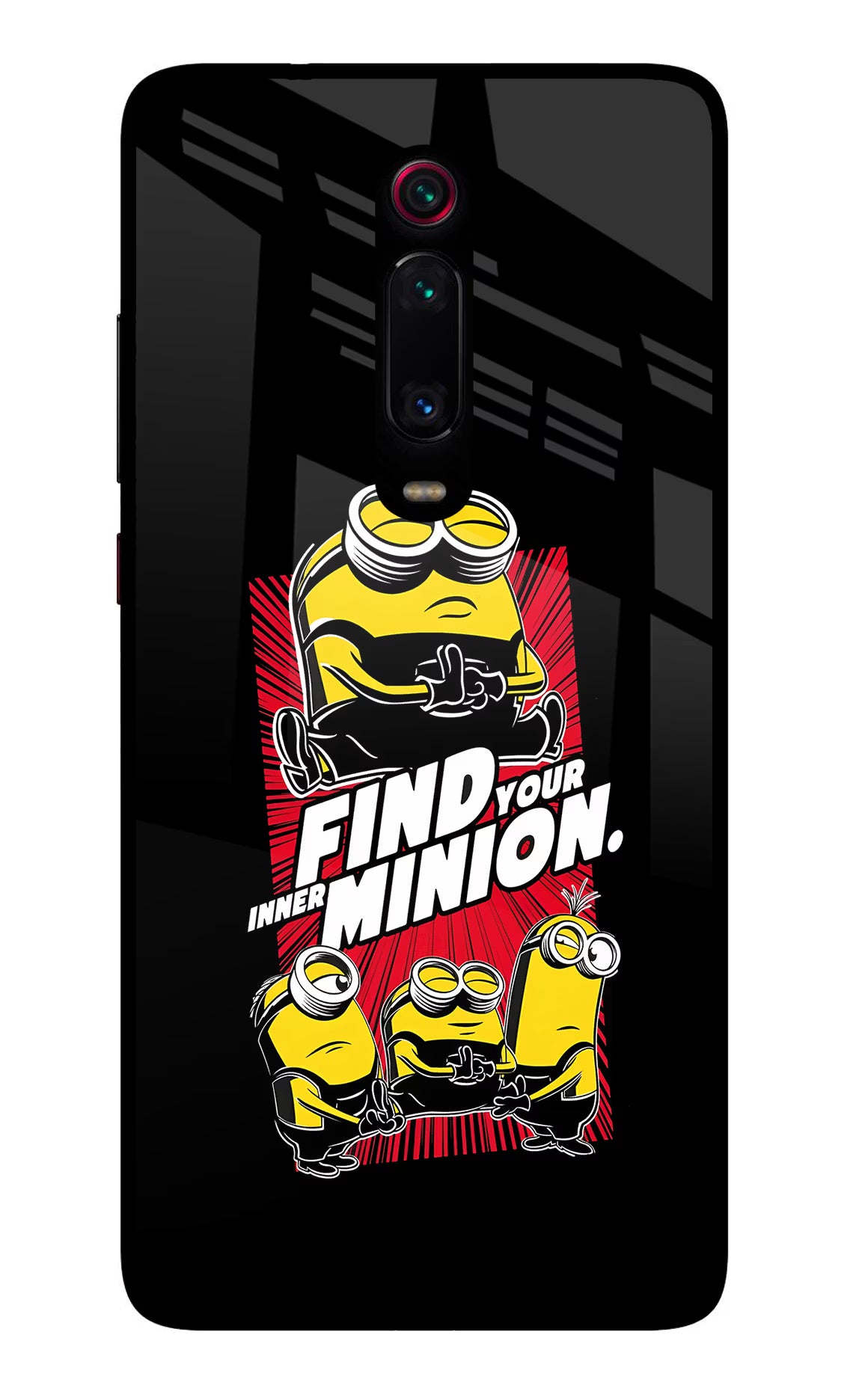 Find your inner Minion Redmi K20 Pro Glass Case - Find your inner Minion Redmi K20 Pro Glass Case Find your inner Minion Redmi K20 Pro Glass Case