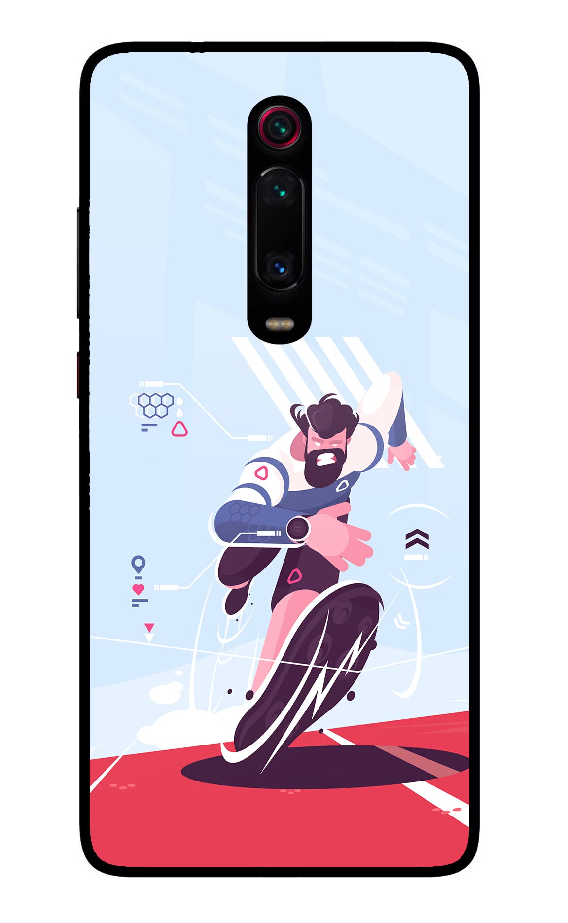 Run Pro Redmi K20 Pro Glass Case - Run Pro Redmi K20 Pro Glass Case Run Pro Redmi K20 Pro Glass Case