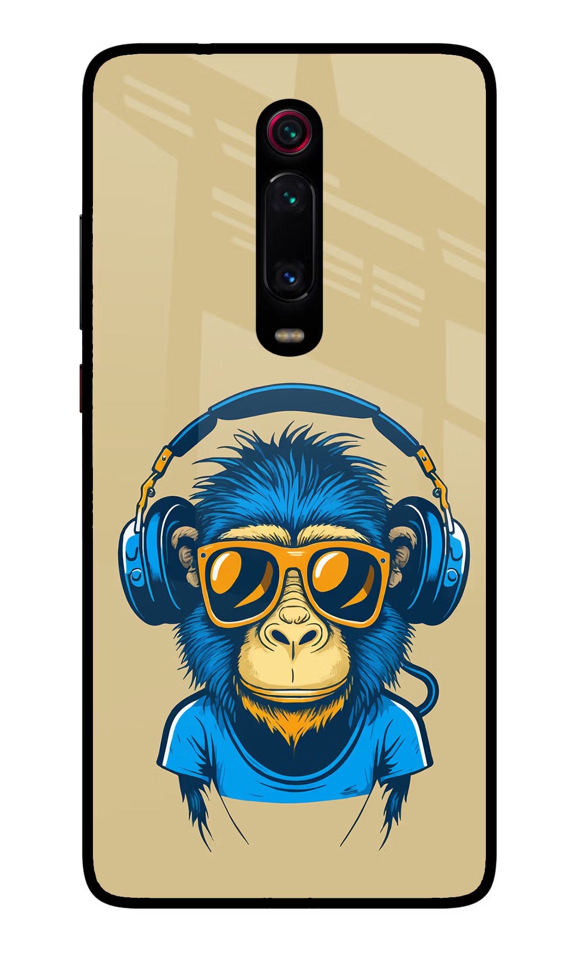Monkey Headphone Redmi K20 Pro Glass Case - Monkey Headphone Redmi K20 Pro Glass Case Monkey Headphone Redmi K20 Pro Glass Case