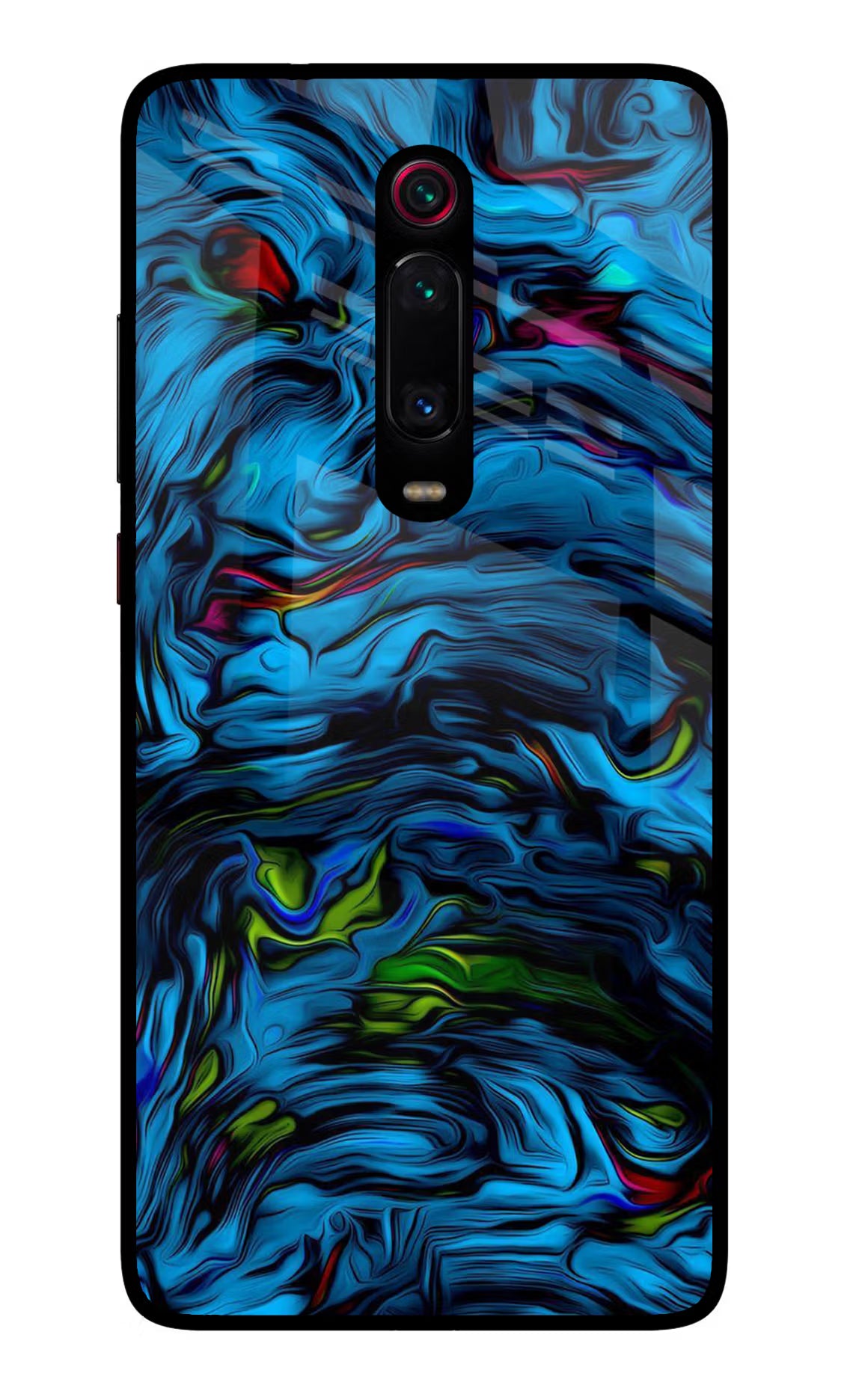 Dark Blue Abstract Redmi K20 Pro Glass Case - Dark Blue Abstract Redmi K20 Pro Glass Case Dark Blue Abstract Redmi K20 Pro Glass Case