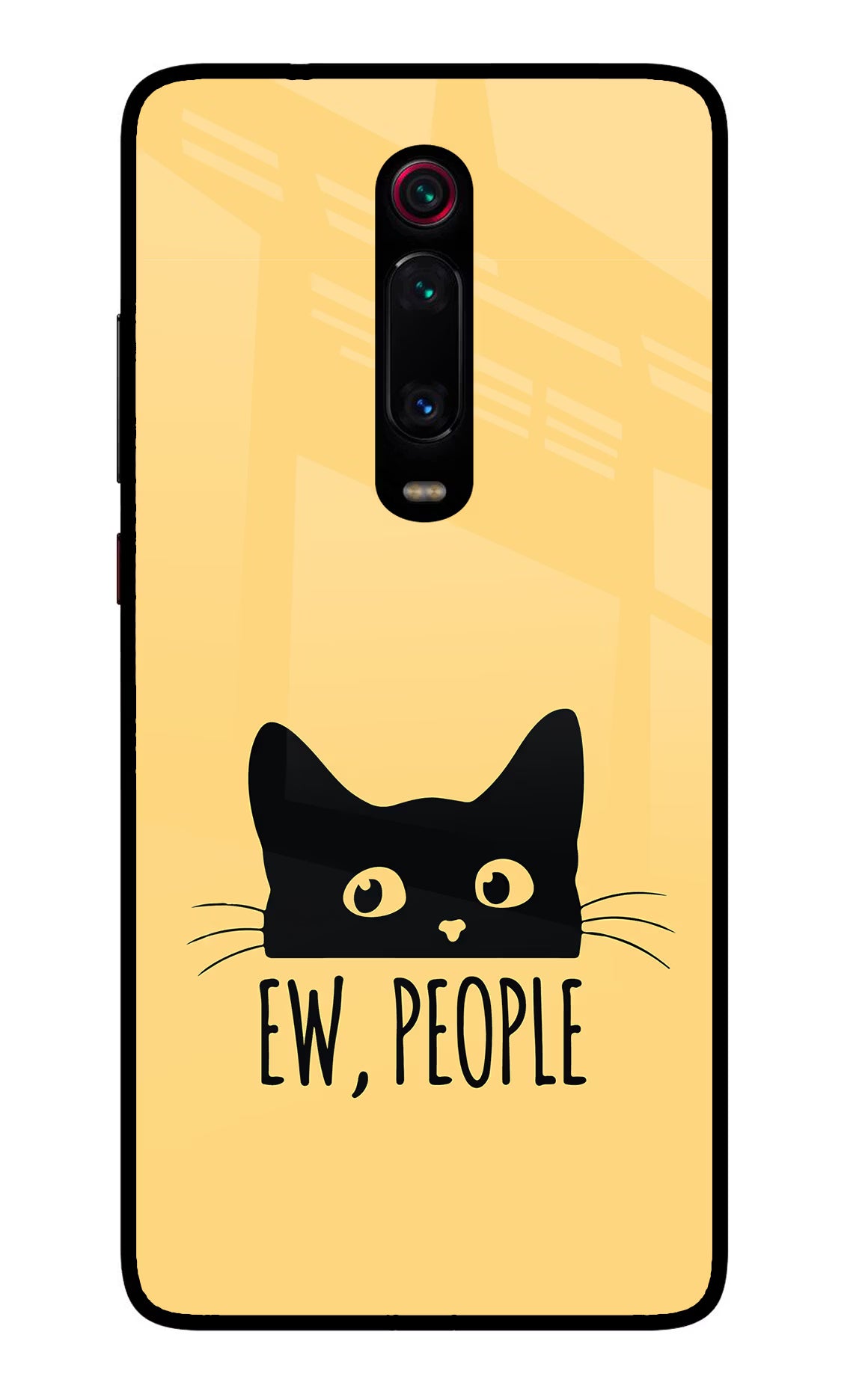 Ew People Catitude Redmi K20 Pro Glass Case - Ew People Catitude Redmi K20 Pro Glass Case Ew People Catitude Redmi K20 Pro Glass Case