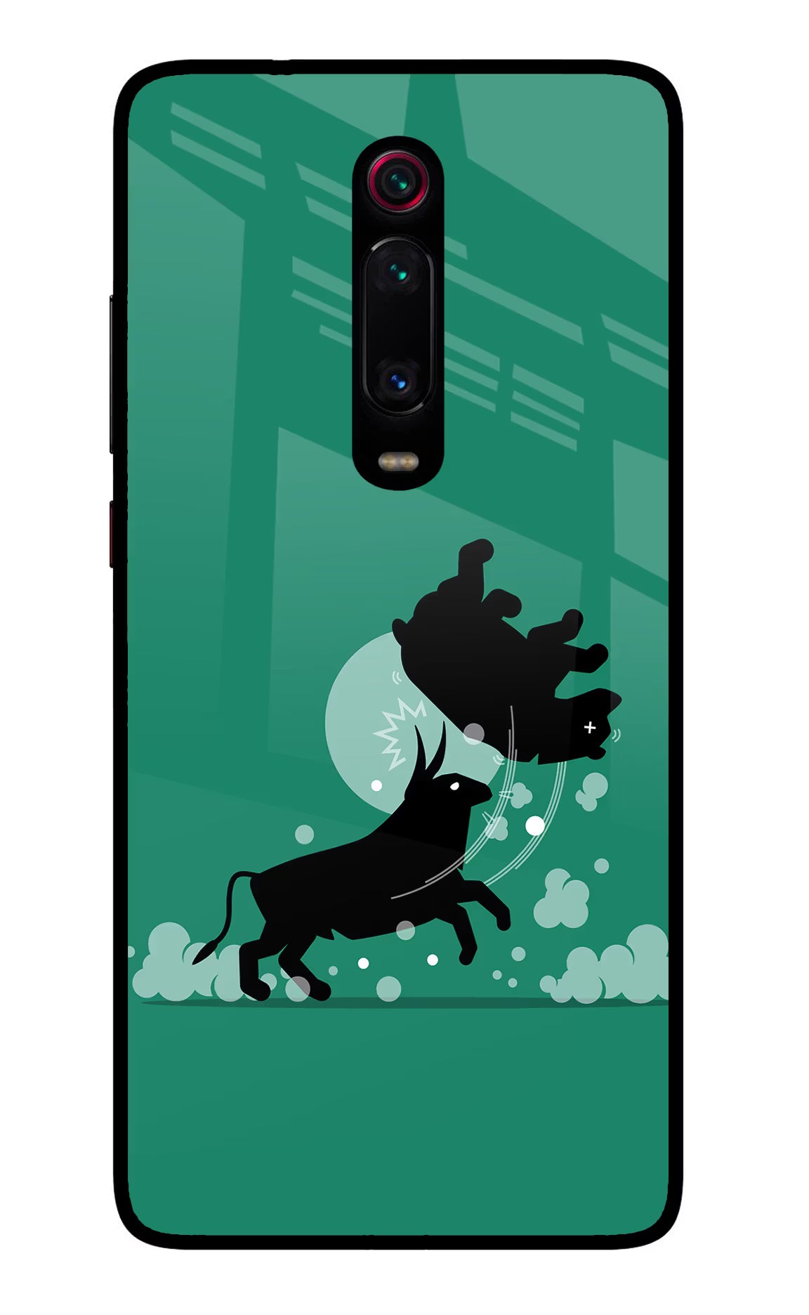 Bull Conqueror Redmi K20 Pro Glass Case - Bull Conqueror Redmi K20 Pro Glass Case Bull Conqueror Redmi K20 Pro Glass Case