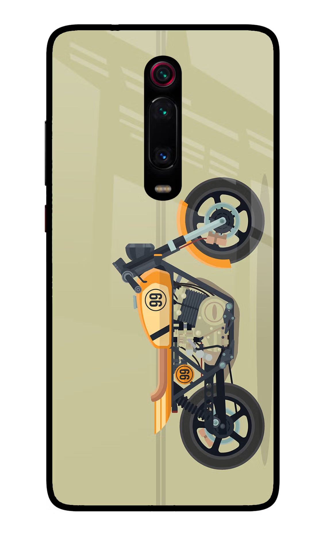 Vertical Speedster Redmi K20 Pro Glass Case - Vertical Speedster Redmi K20 Pro Glass Case Vertical Speedster Redmi K20 Pro Glass Case