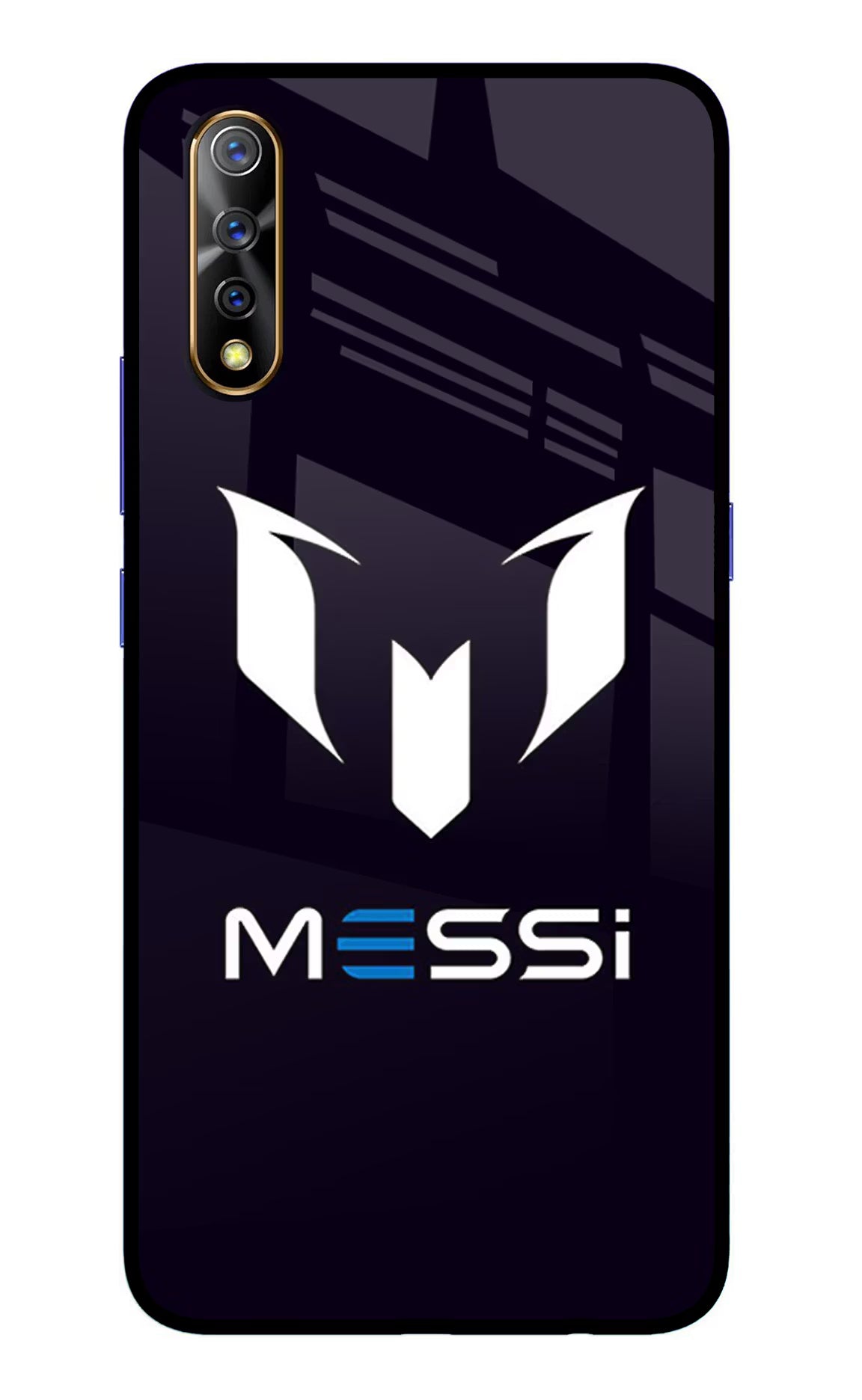 Messi Logo Vivo S1/Z1x Glass Case - Messi Logo Vivo S1/Z1x Glass Case Messi Logo Vivo S1/Z1x Glass Case
