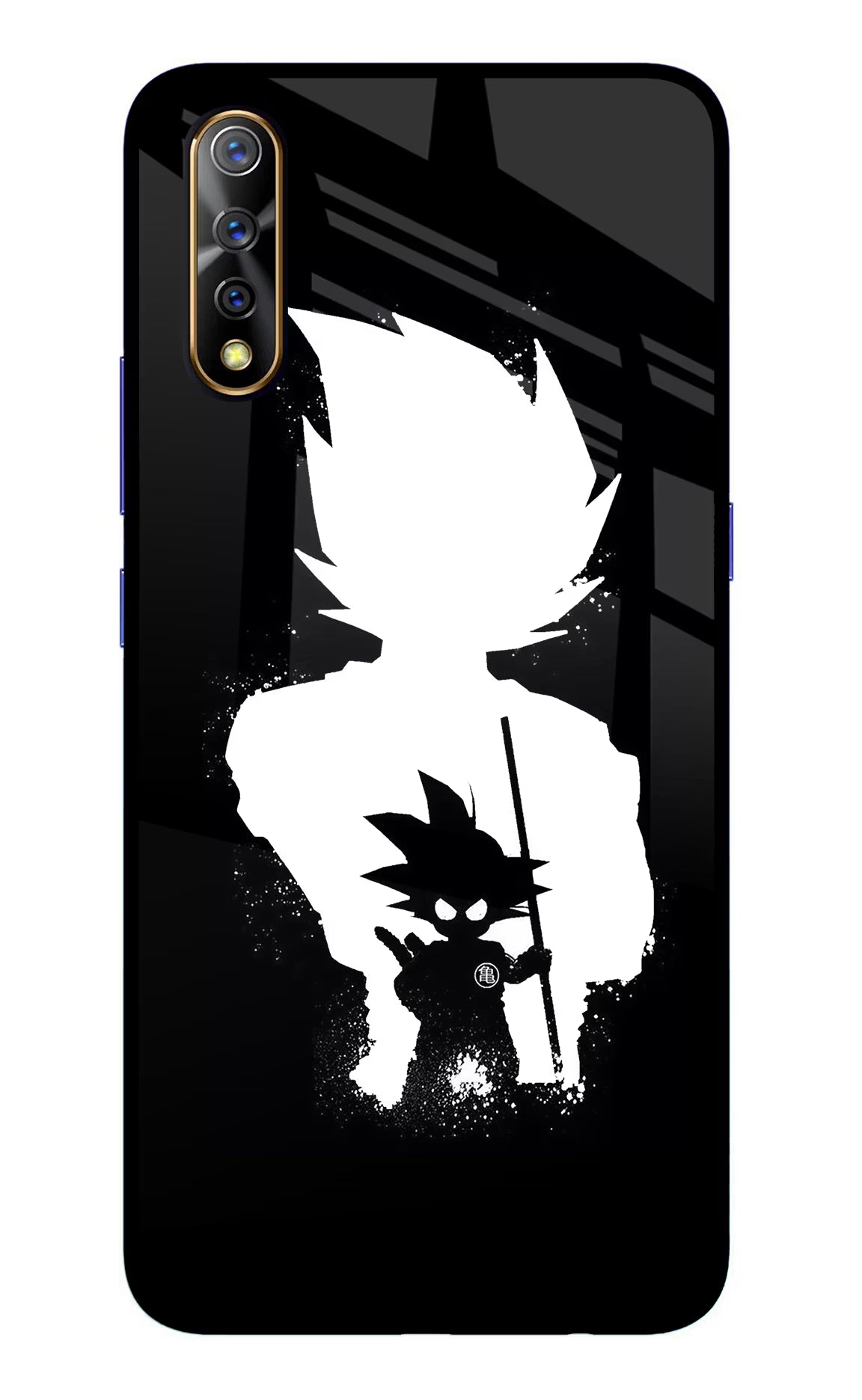 Goku Shadow Vivo S1/Z1x Glass Case - Goku Shadow Vivo S1/Z1x Glass Case Goku Shadow Vivo S1/Z1x Glass Case