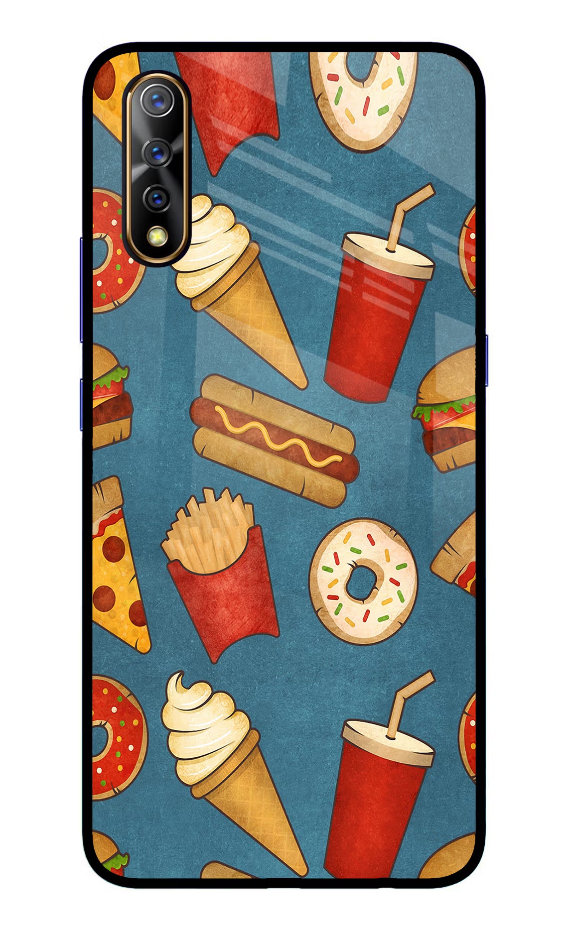 Foodie Vivo S1/Z1x Glass Case - Foodie Vivo S1/Z1x Glass Case Foodie Vivo S1/Z1x Glass Case