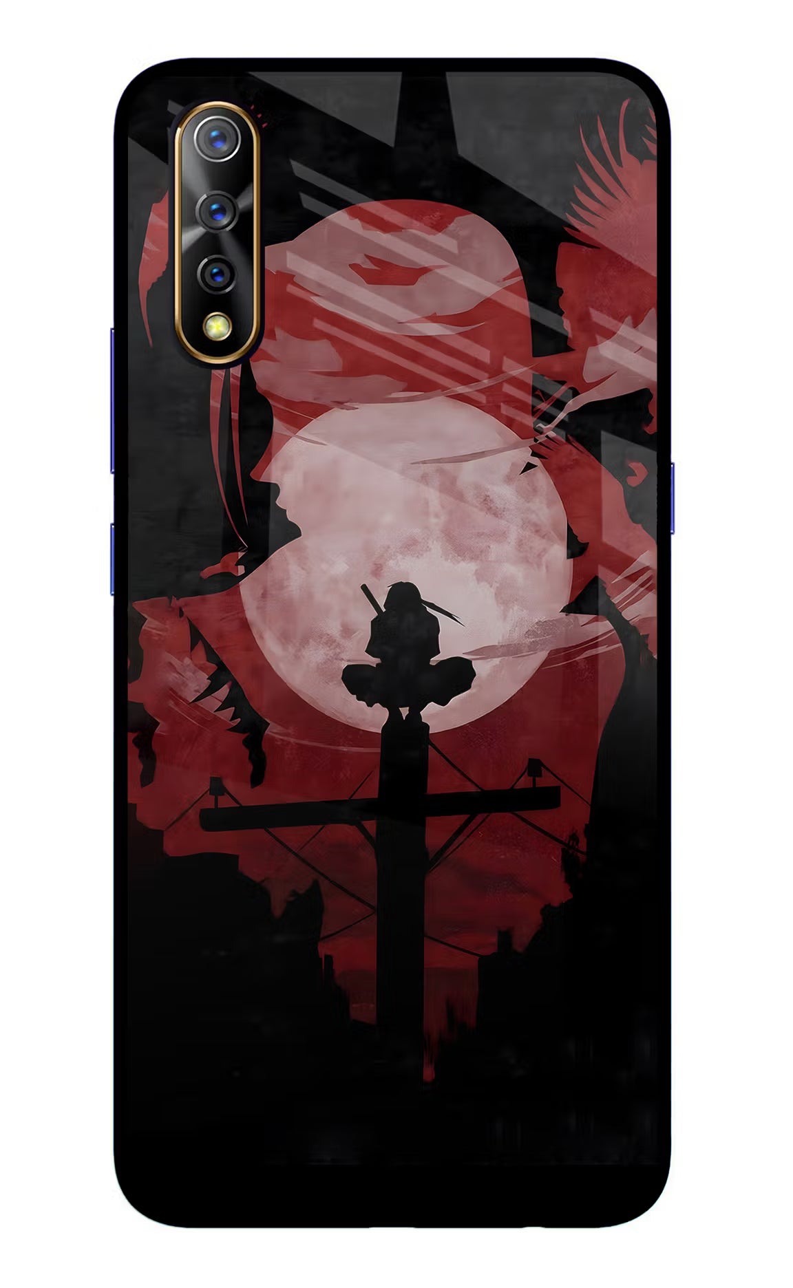 Naruto Anime Vivo S1/Z1x Glass Case - Naruto Anime Vivo S1/Z1x Glass Case Naruto Anime Vivo S1/Z1x Glass Case
