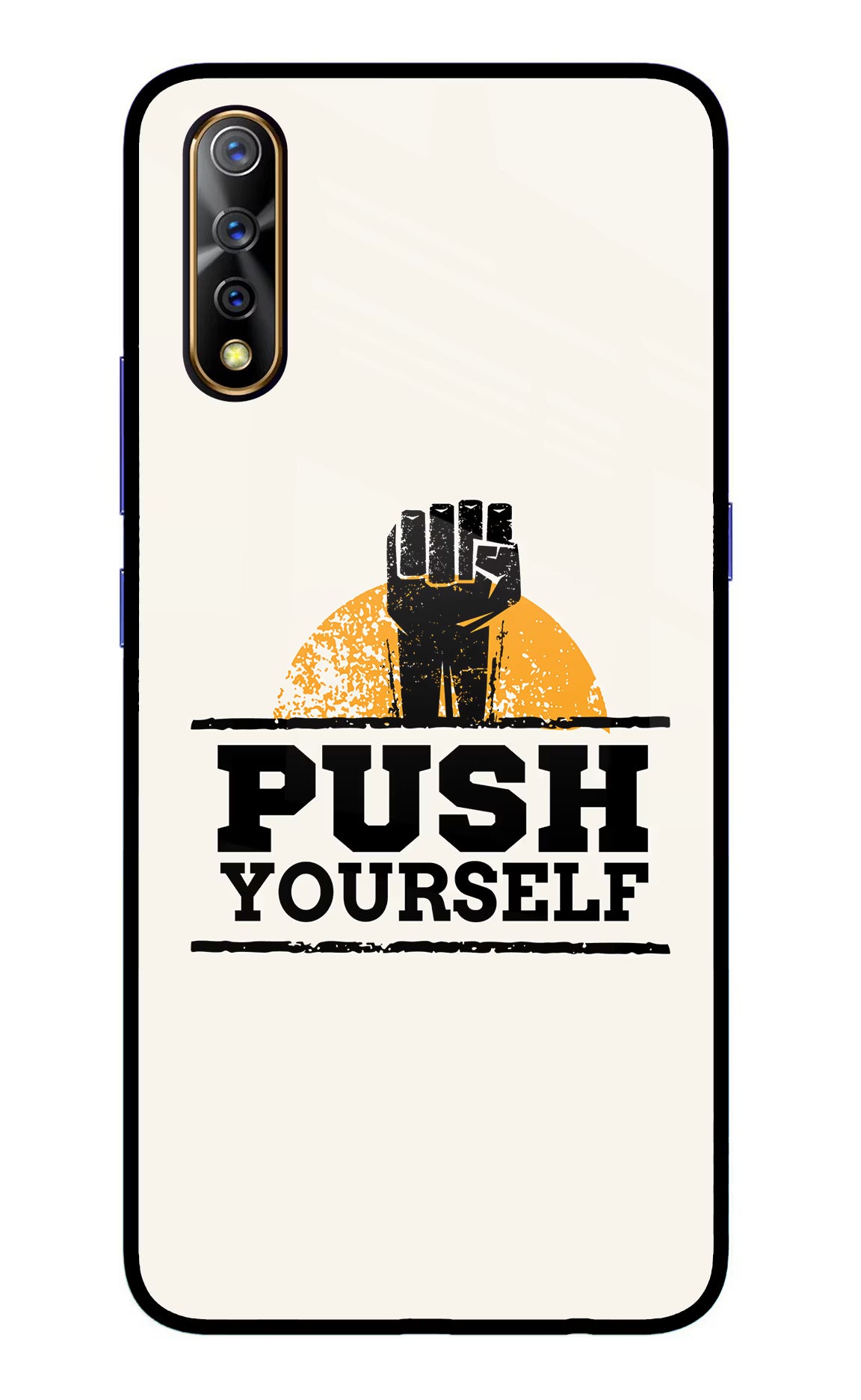 Push Yourself Vivo S1/Z1x Glass Case - Push Yourself Vivo S1/Z1x Glass Case Push Yourself Vivo S1/Z1x Glass Case