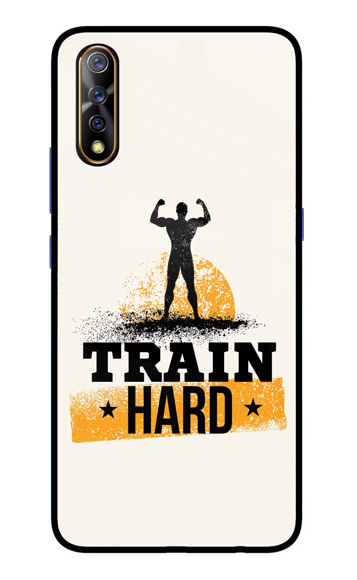 Train Hard Vivo S1/Z1x Glass Case - Train Hard Vivo S1/Z1x Glass Case Train Hard Vivo S1/Z1x Glass Case