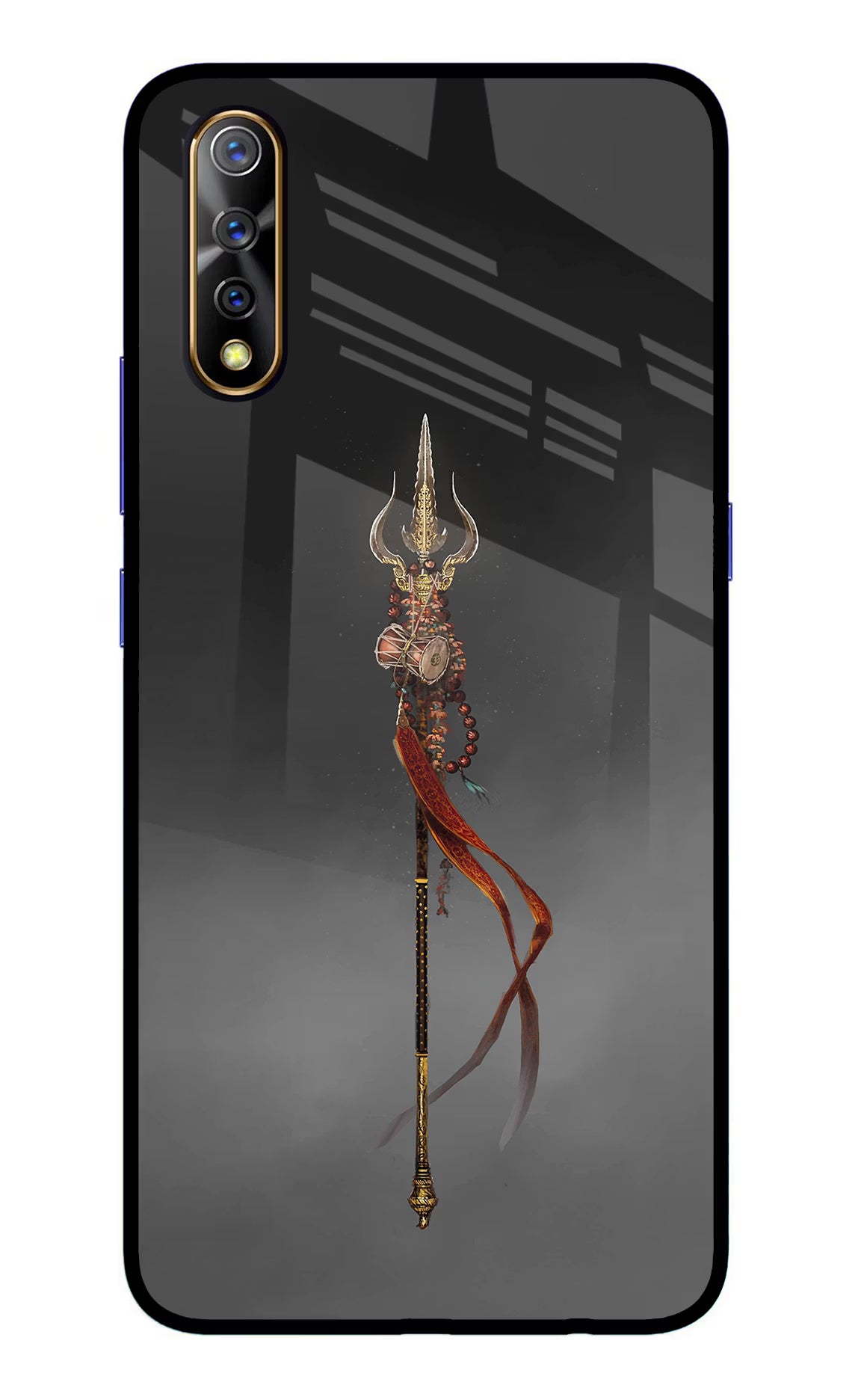 Shiv Trishul Vivo S1/Z1x Glass Case - Shiv Trishul Vivo S1/Z1x Glass Case Shiv Trishul Vivo S1/Z1x Glass Case