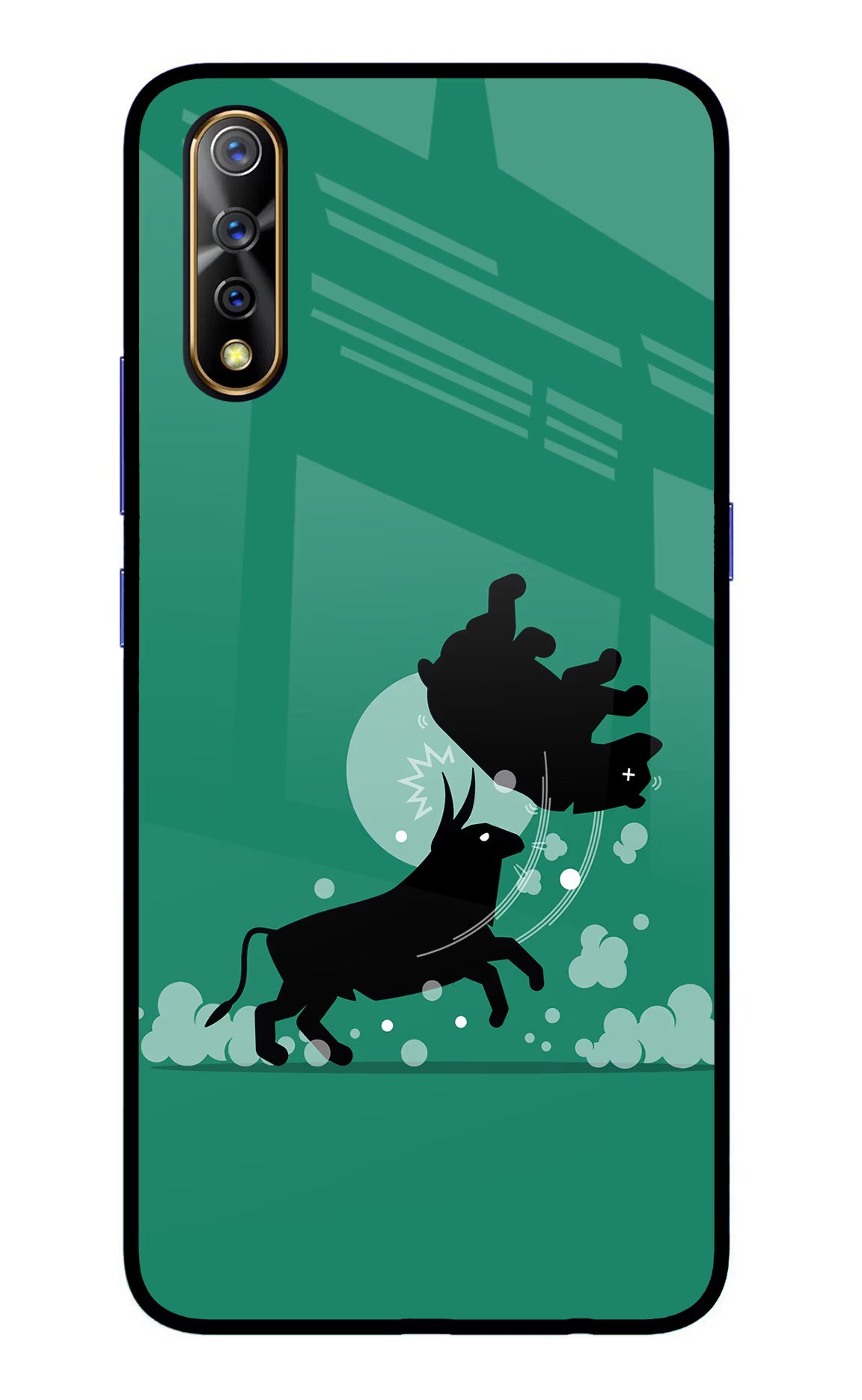Bull Conqueror Vivo S1/Z1x Glass Case - Bull Conqueror Vivo S1/Z1x Glass Case Bull Conqueror Vivo S1/Z1x Glass Case