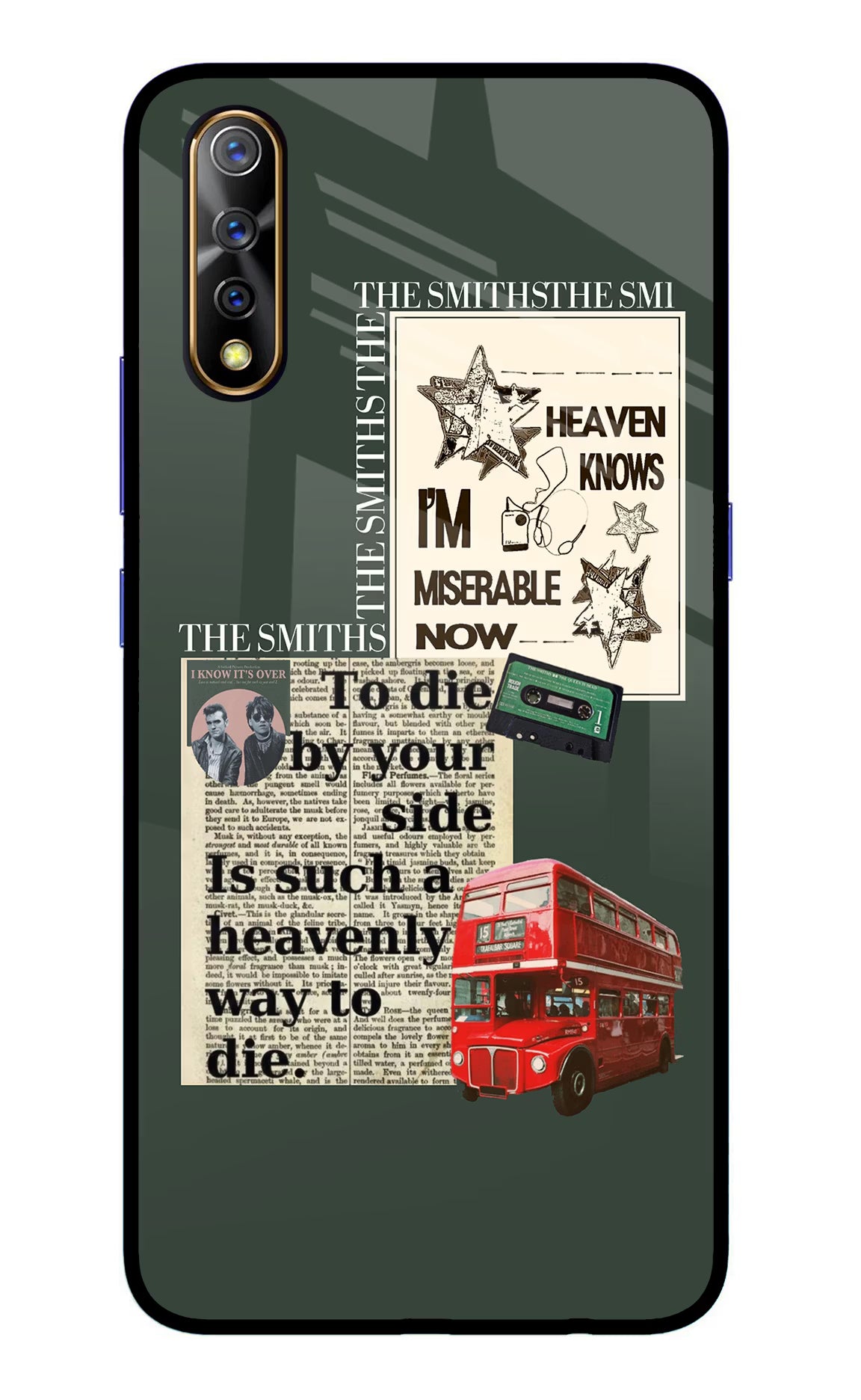 The Smiths Vivo S1/Z1x Glass Case - The Smiths Vivo S1/Z1x Glass Case The Smiths Vivo S1/Z1x Glass Case