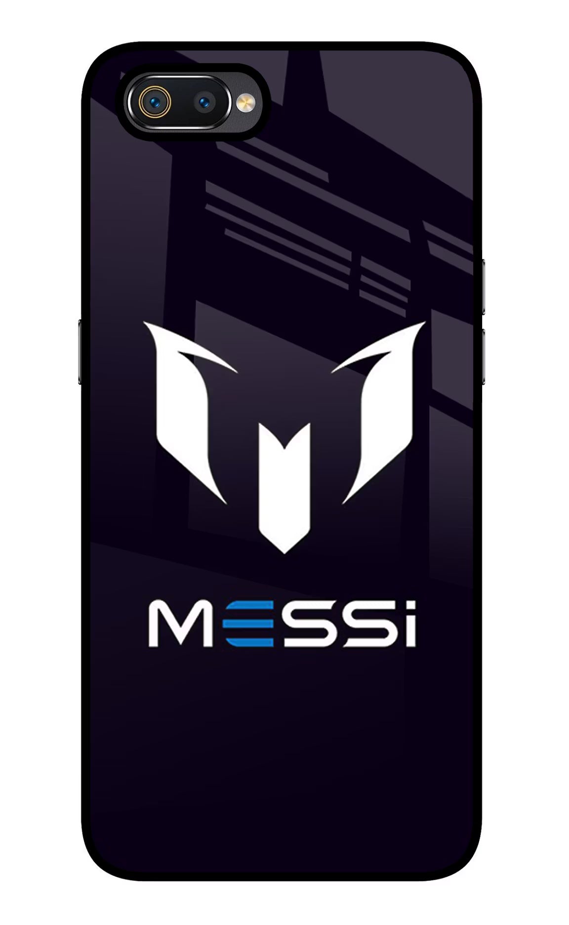 Messi Logo Realme C2 Glass Case - Messi Logo Realme C2 Glass Case Messi Logo Realme C2 Glass Case