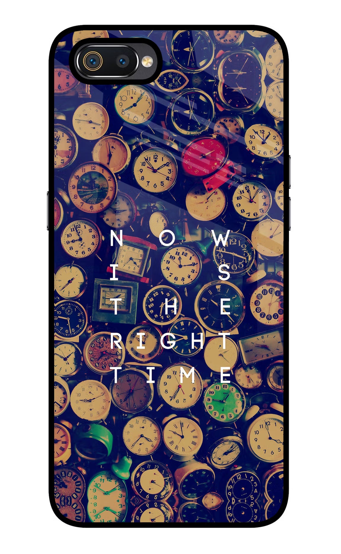 Now is the Right Time Quote Realme C2 Glass Case - Now is the Right Time Quote Realme C2 Glass Case Now is the Right Time Quote Realme C2 Glass Case