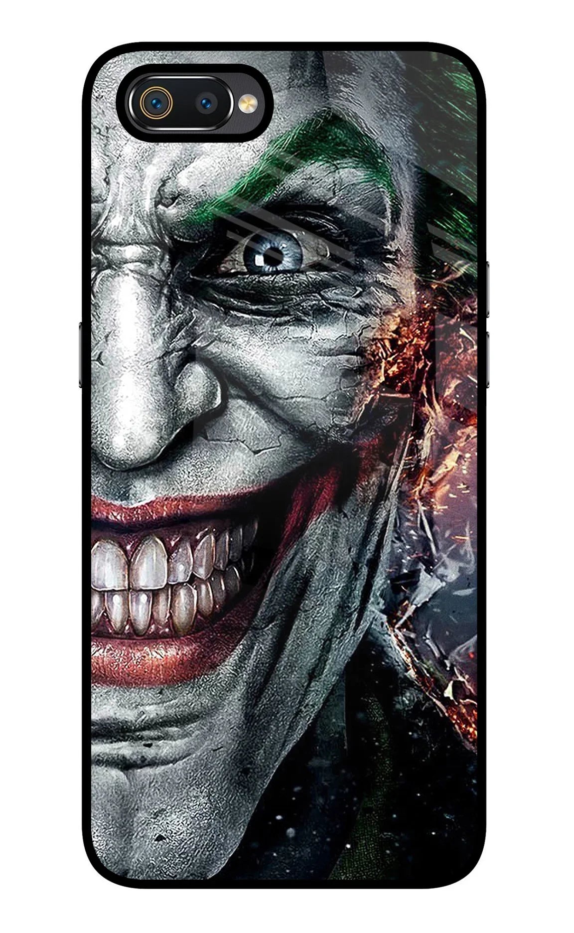 Joker Cam Realme C2 Glass Case - Joker Cam Realme C2 Glass Case Joker Cam Realme C2 Glass Case