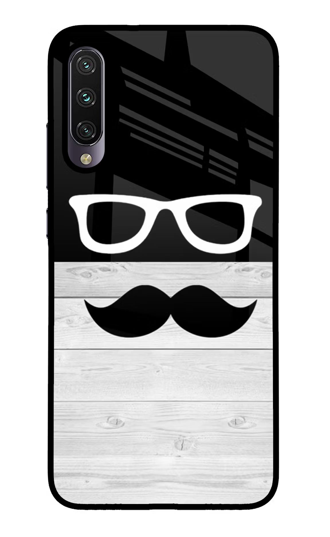 Mustache Mi A3 Glass Case - Mustache Mi A3 Glass Case Mustache Mi A3 Glass Case