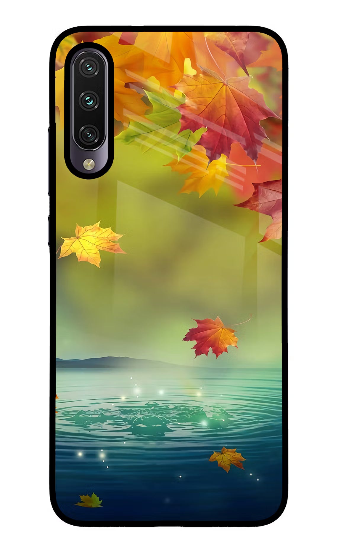 Flowers Mi A3 Glass Case - Flowers Mi A3 Glass Case Flowers Mi A3 Glass Case