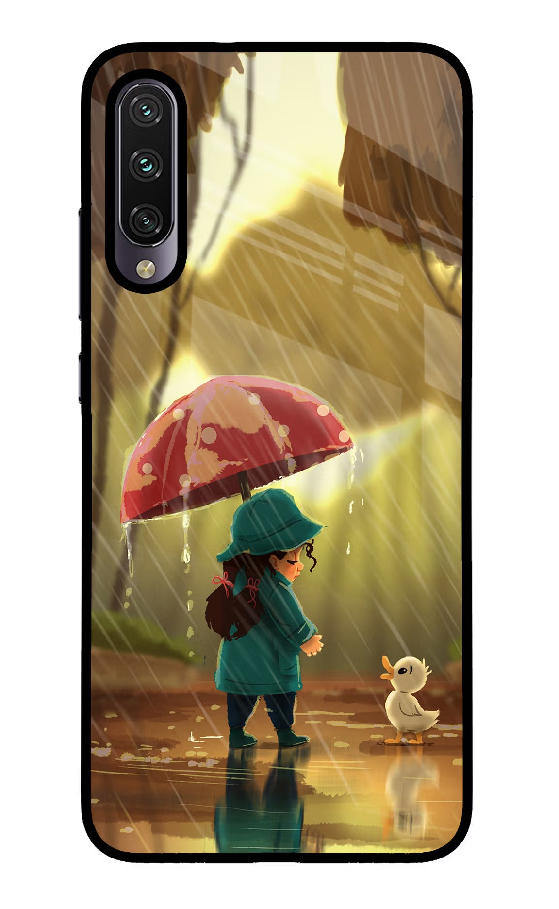 Rainy Day Mi A3 Glass Case - Rainy Day Mi A3 Glass Case Rainy Day Mi A3 Glass Case