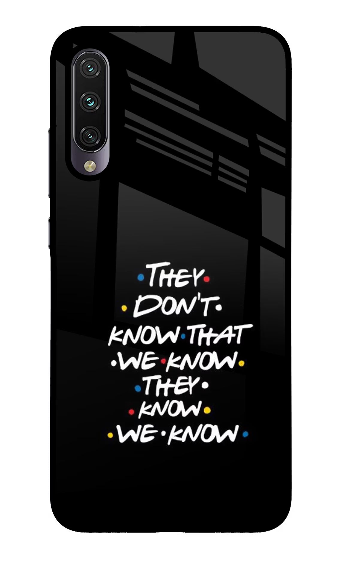 FRIENDS Dialogue Mi A3 Glass Case - FRIENDS Dialogue Mi A3 Glass Case FRIENDS Dialogue Mi A3 Glass Case