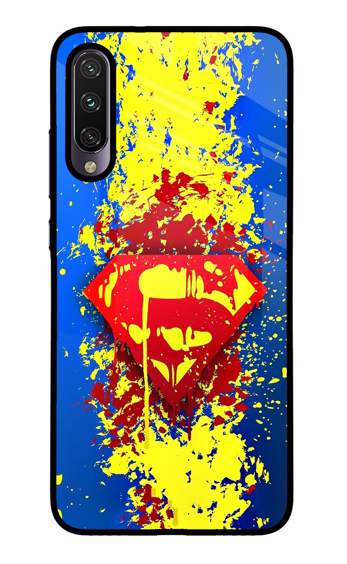 Superman logo Mi A3 Glass Case - Superman logo Mi A3 Glass Case Superman logo Mi A3 Glass Case