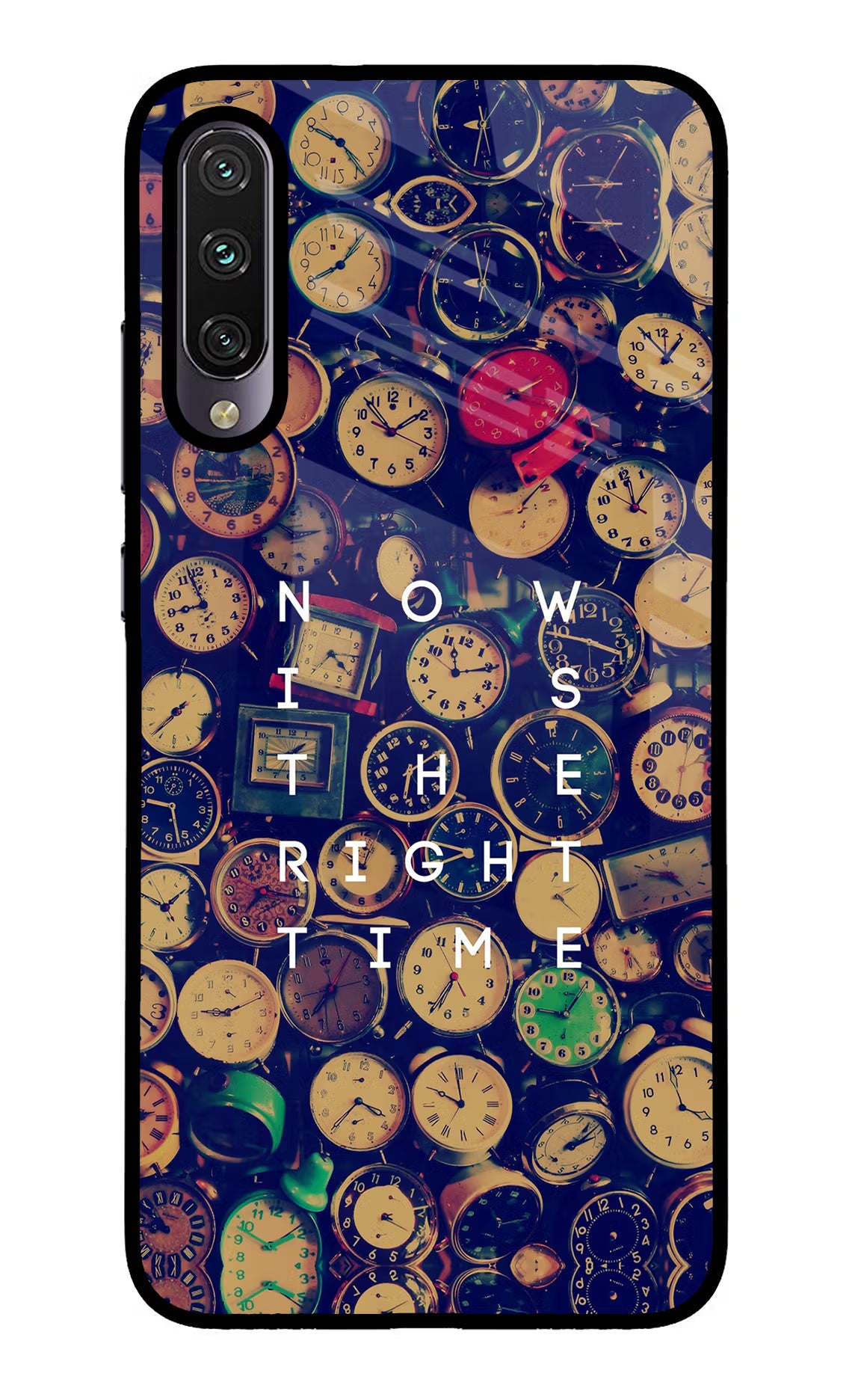 Now is the Right Time Quote Mi A3 Glass Case - Now is the Right Time Quote Mi A3 Glass Case Now is the Right Time Quote Mi A3 Glass Case