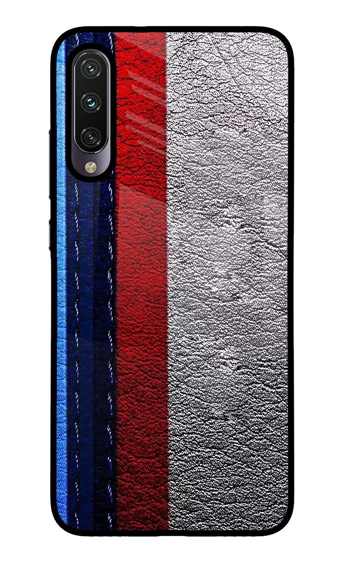 BMW Stripes Mi A3 Glass Case - BMW Stripes Mi A3 Glass Case BMW Stripes Mi A3 Glass Case