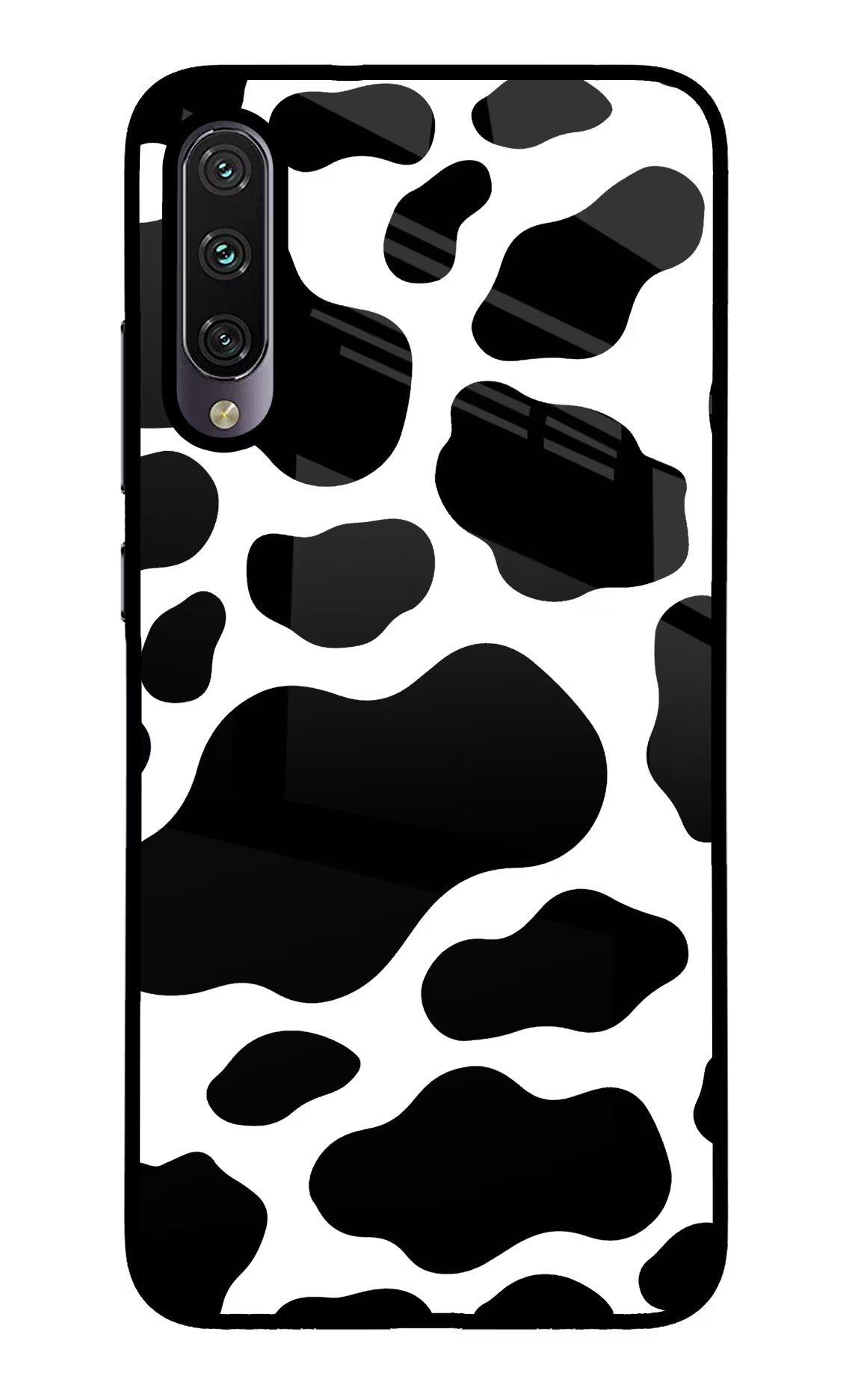 Cow Spots Mi A3 Glass Case - Cow Spots Mi A3 Glass Case Cow Spots Mi A3 Glass Case