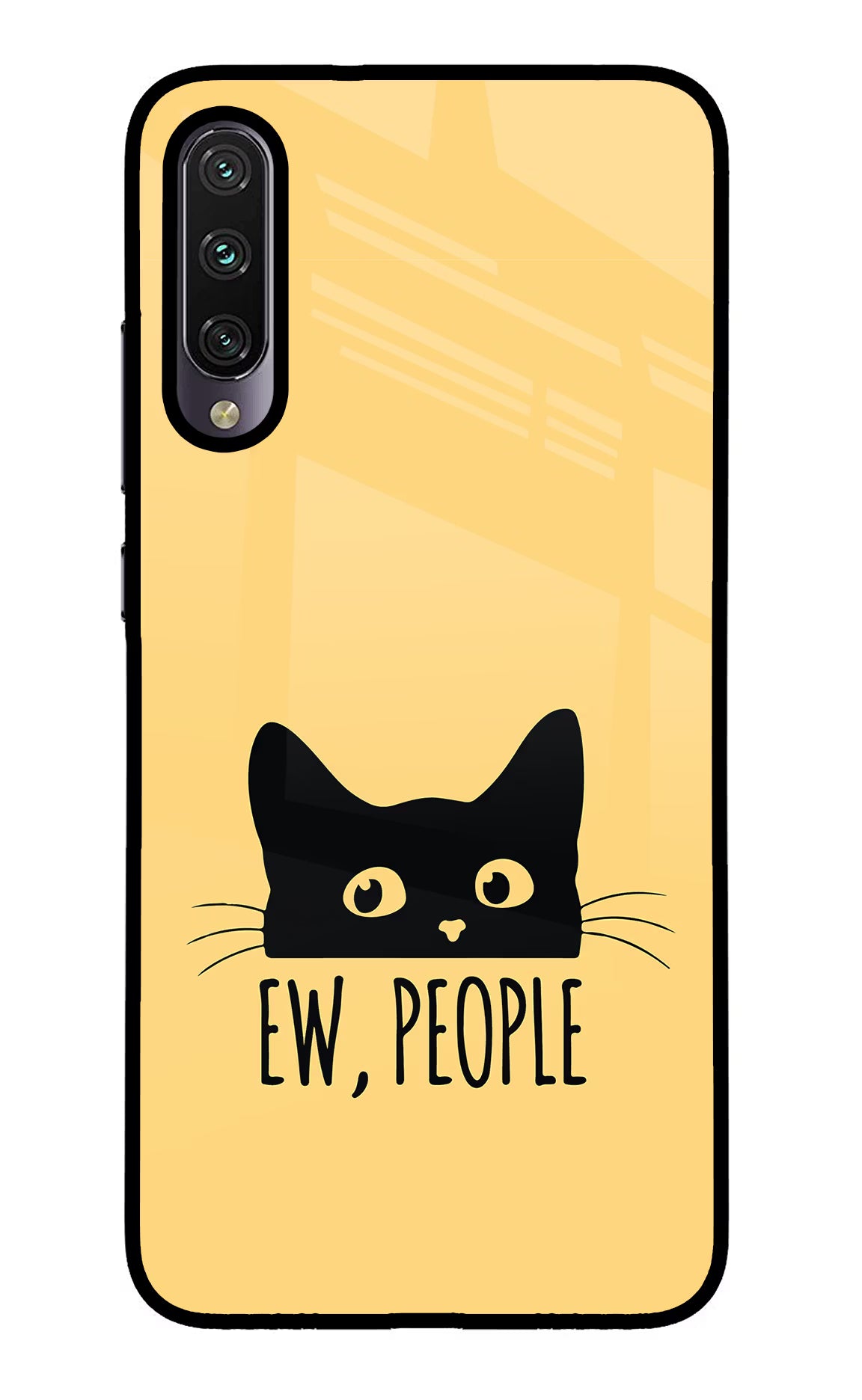 Ew People Catitude Mi A3 Glass Case - Ew People Catitude Mi A3 Glass Case Ew People Catitude Mi A3 Glass Case
