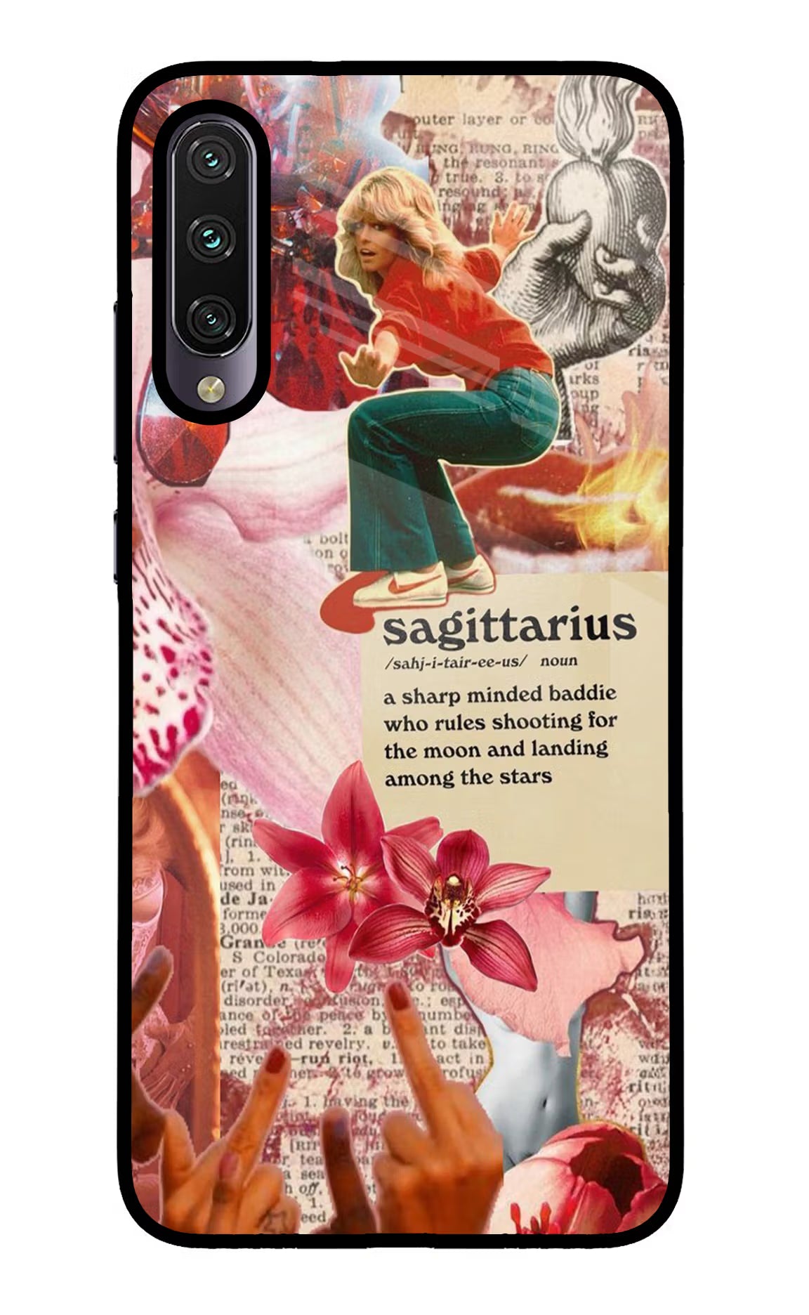Sagittarius Zodiac Mi A3 Glass Case - Sagittarius Zodiac Mi A3 Glass Case Sagittarius Zodiac Mi A3 Glass Case