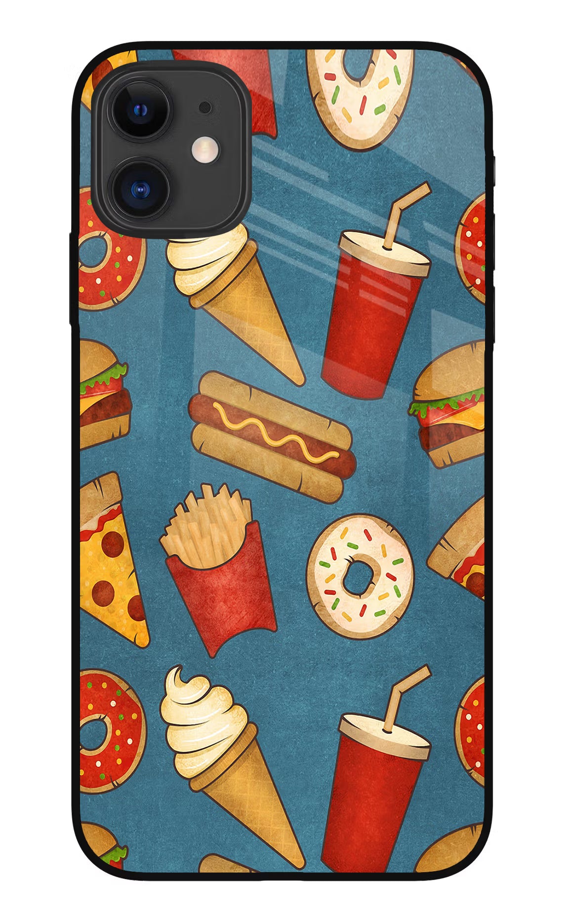 Foodie iPhone 11 Glass Case - Foodie iPhone 11 Glass Case Foodie iPhone 11 Glass Case