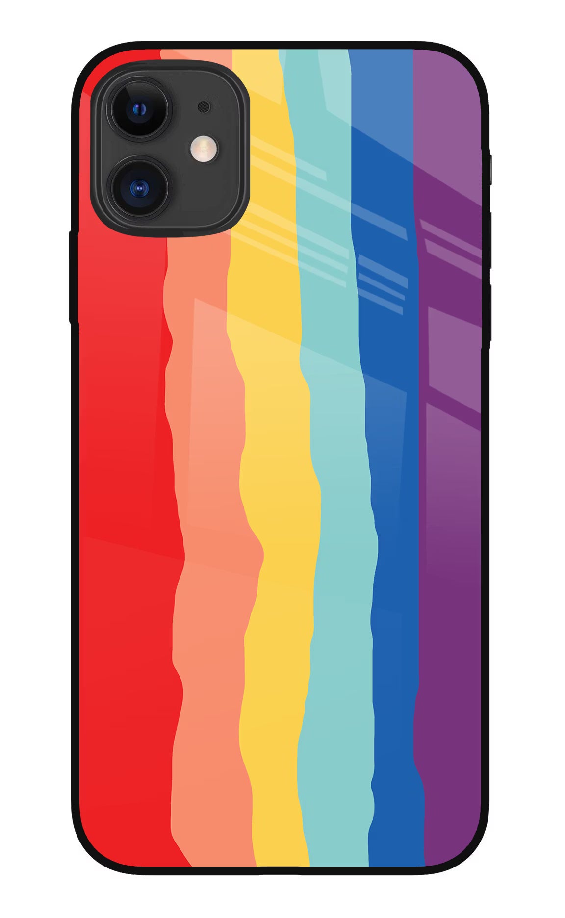Rainbow iPhone 11 Glass Case - Rainbow iPhone 11 Glass Case Rainbow iPhone 11 Glass Case