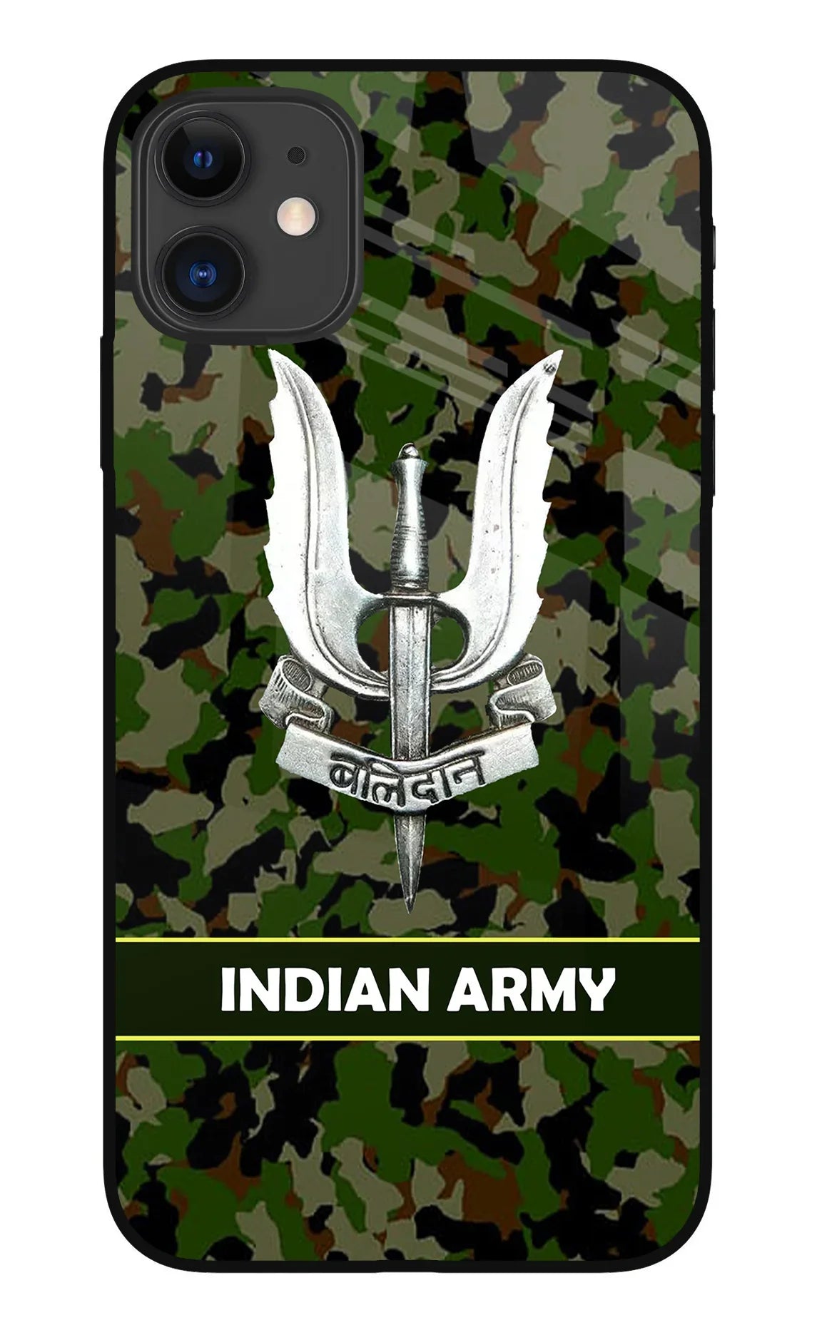 Balidan Indian Logo iPhone 11 Glass Case - Balidan Indian Logo iPhone 11 Glass Case Balidan Indian Logo iPhone 11 Glass Case