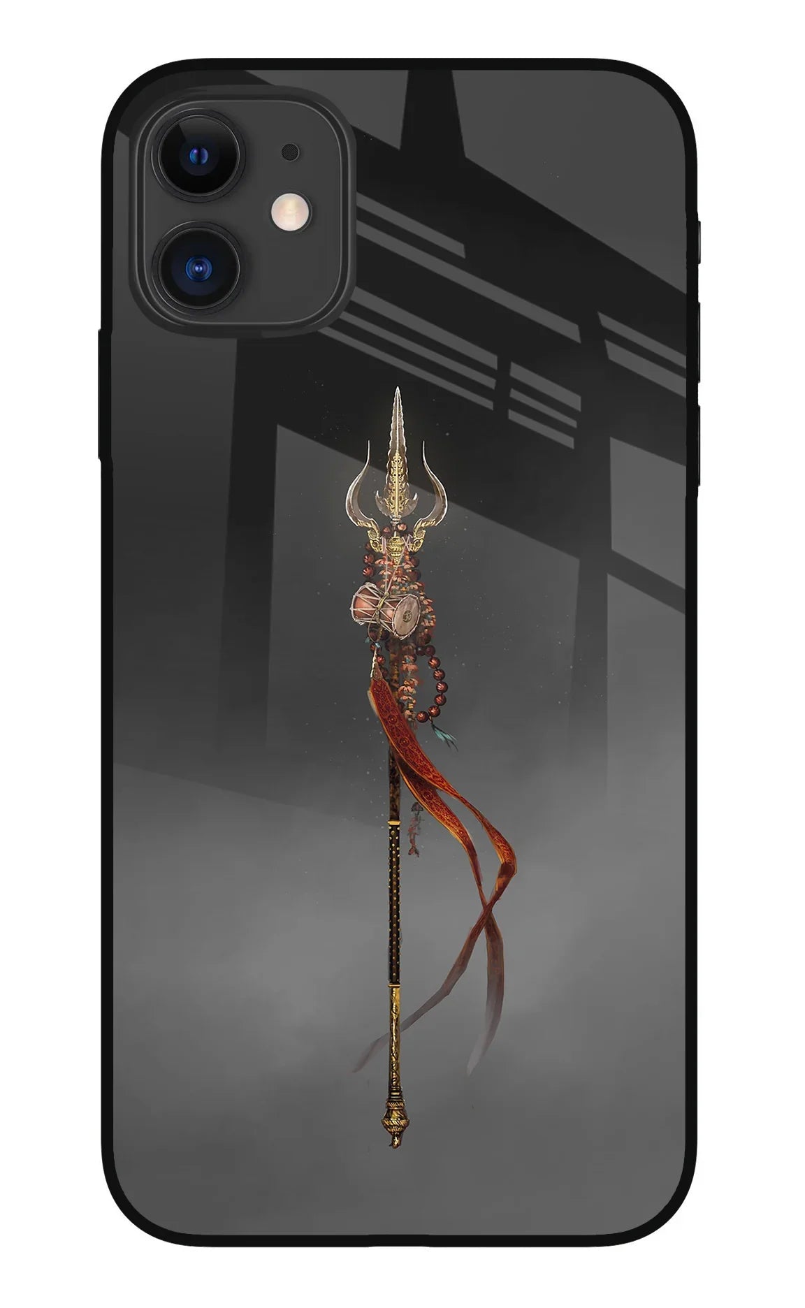 Shiv Trishul iPhone 11 Glass Case - Shiv Trishul iPhone 11 Glass Case Shiv Trishul iPhone 11 Glass Case