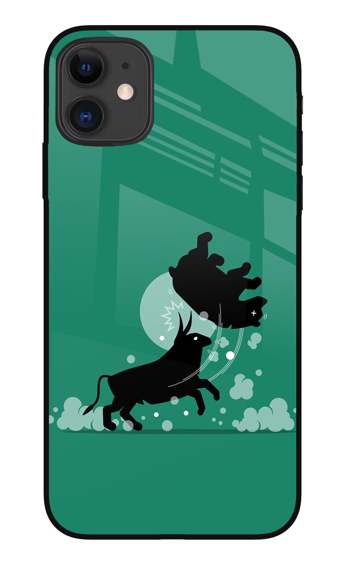 Bull Conqueror iPhone 11 Glass Case - Bull Conqueror iPhone 11 Glass Case Bull Conqueror iPhone 11 Glass Case