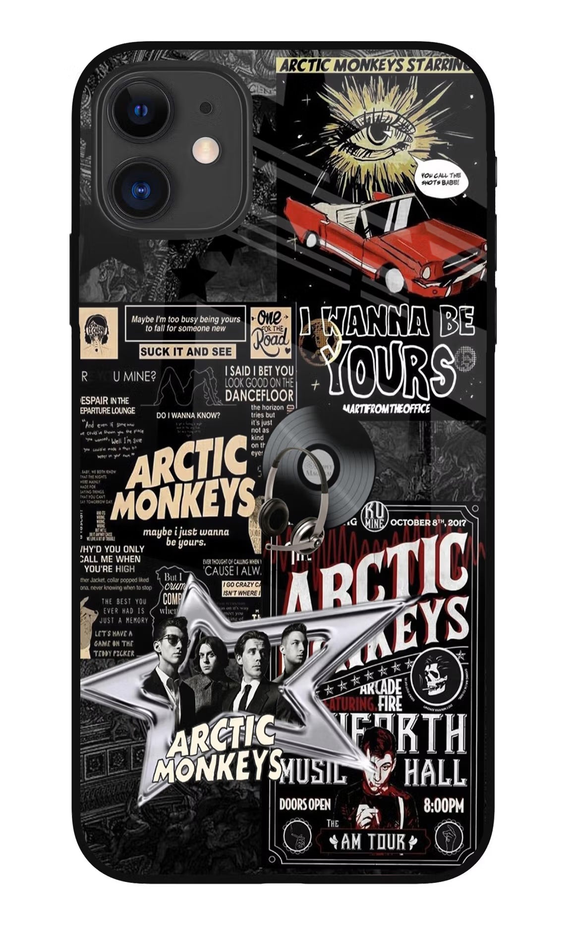 Arctic Monkeys iPhone 11 Glass Case - Arctic Monkeys iPhone 11 Glass Case Arctic Monkeys iPhone 11 Glass Case