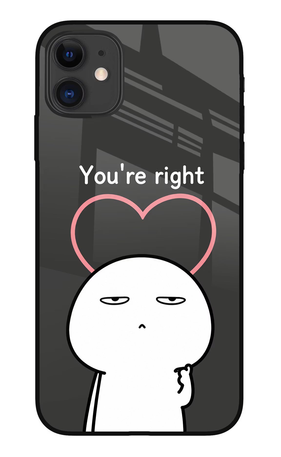You're Right iPhone 11 Glass Case - You're Right iPhone 11 Glass Case You're Right iPhone 11 Glass Case
