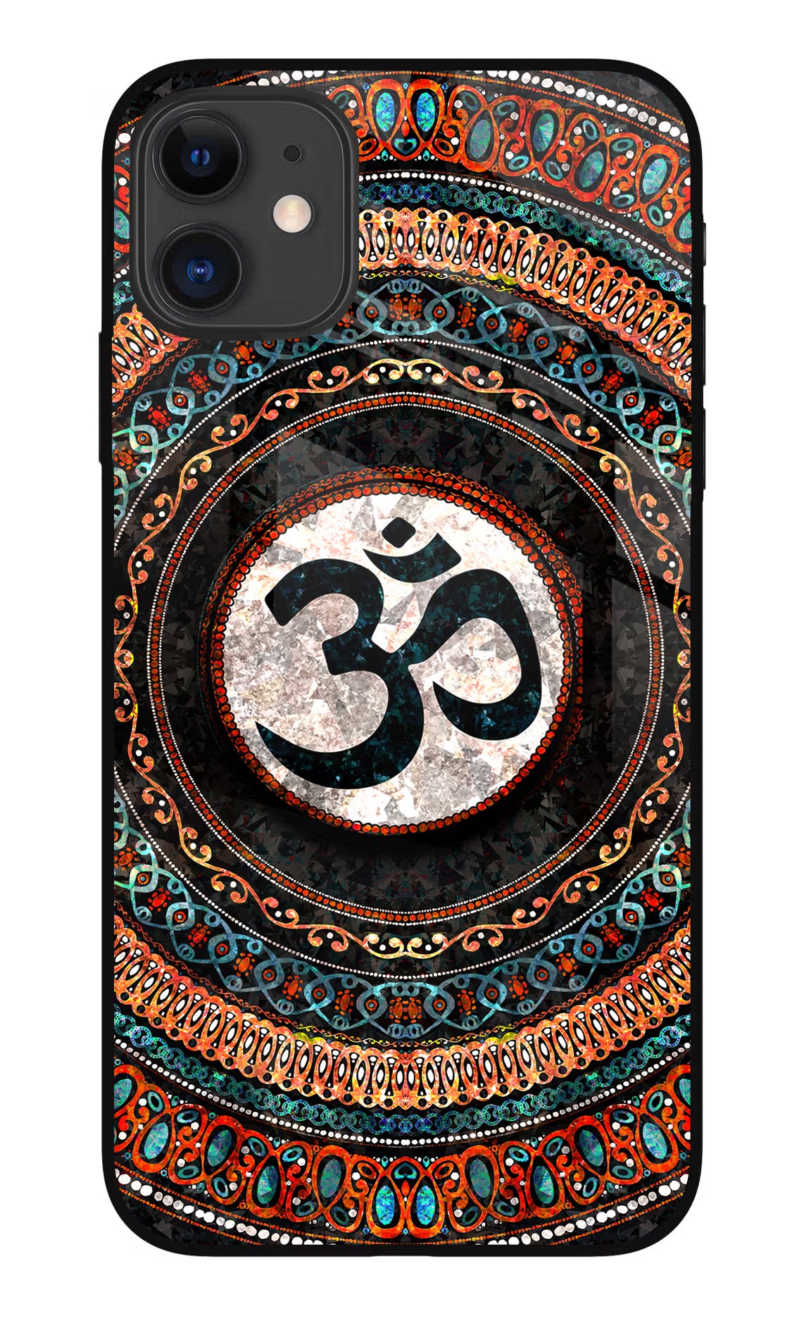 Om Culture iPhone 11 Glass Case - Om Culture iPhone 11 Glass Case Om Culture iPhone 11 Glass Case