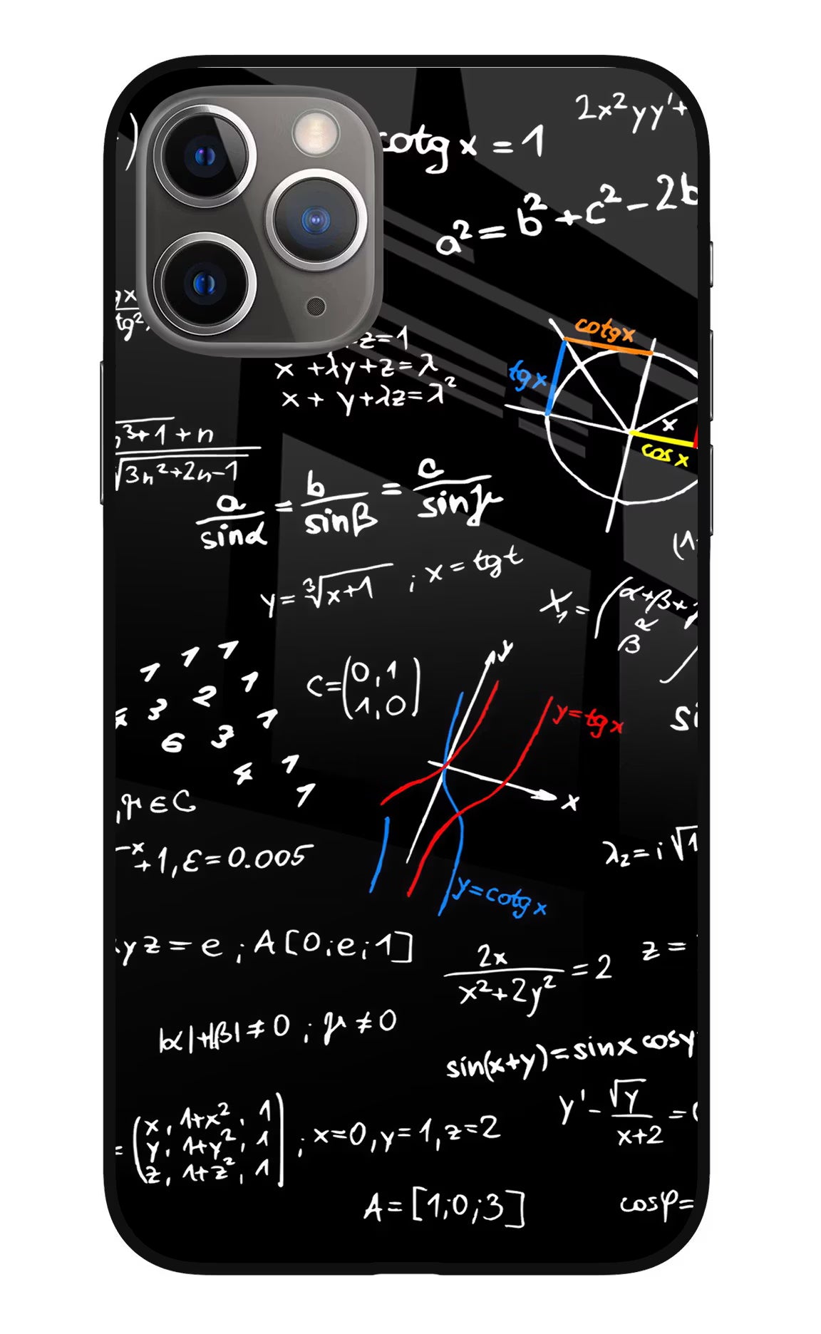 Mathematics Formula iPhone 11 Pro Glass Case - Mathematics Formula iPhone 11 Pro Glass Case Mathematics Formula iPhone 11 Pro Glass Case