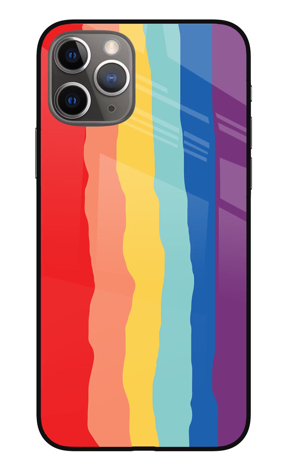 Rainbow iPhone 11 Pro Glass Case - Rainbow iPhone 11 Pro Glass Case Rainbow iPhone 11 Pro Glass Case