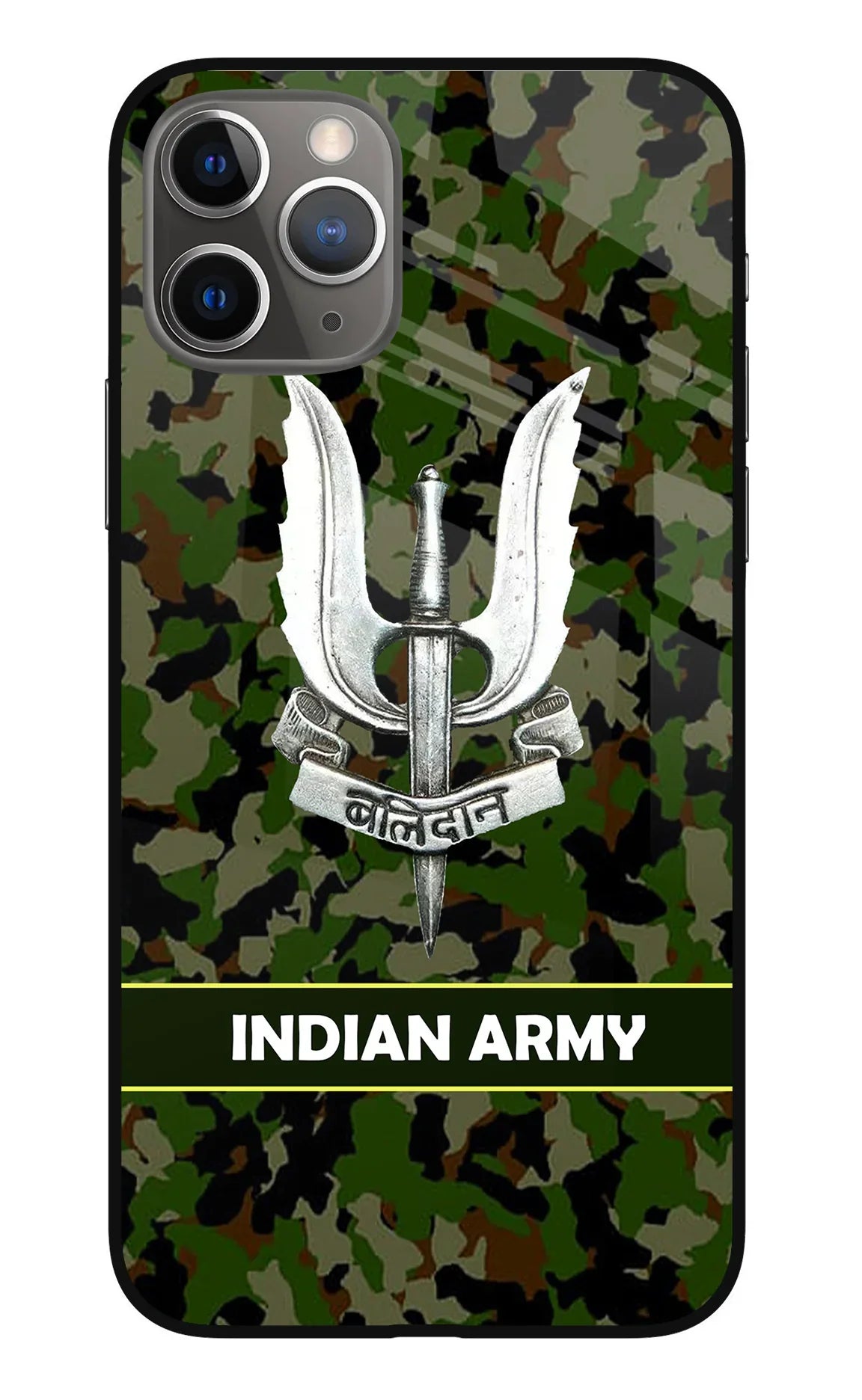 Balidan Indian Logo iPhone 11 Pro Glass Case - Balidan Indian Logo iPhone 11 Pro Glass Case Balidan Indian Logo iPhone 11 Pro Glass Case